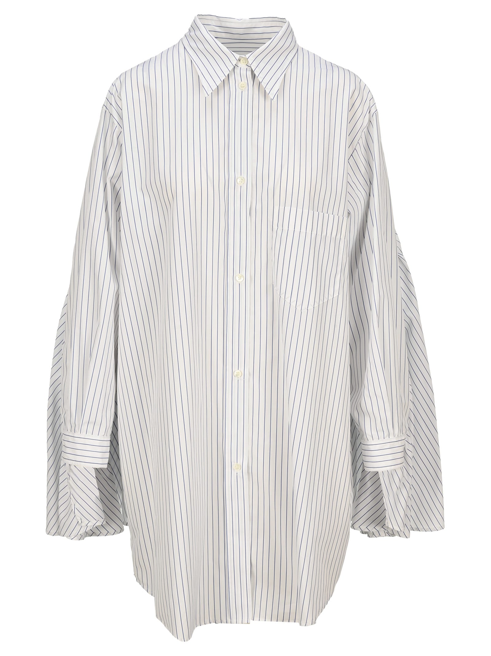Maison Margiela MM6 striped oversized shirt dress women