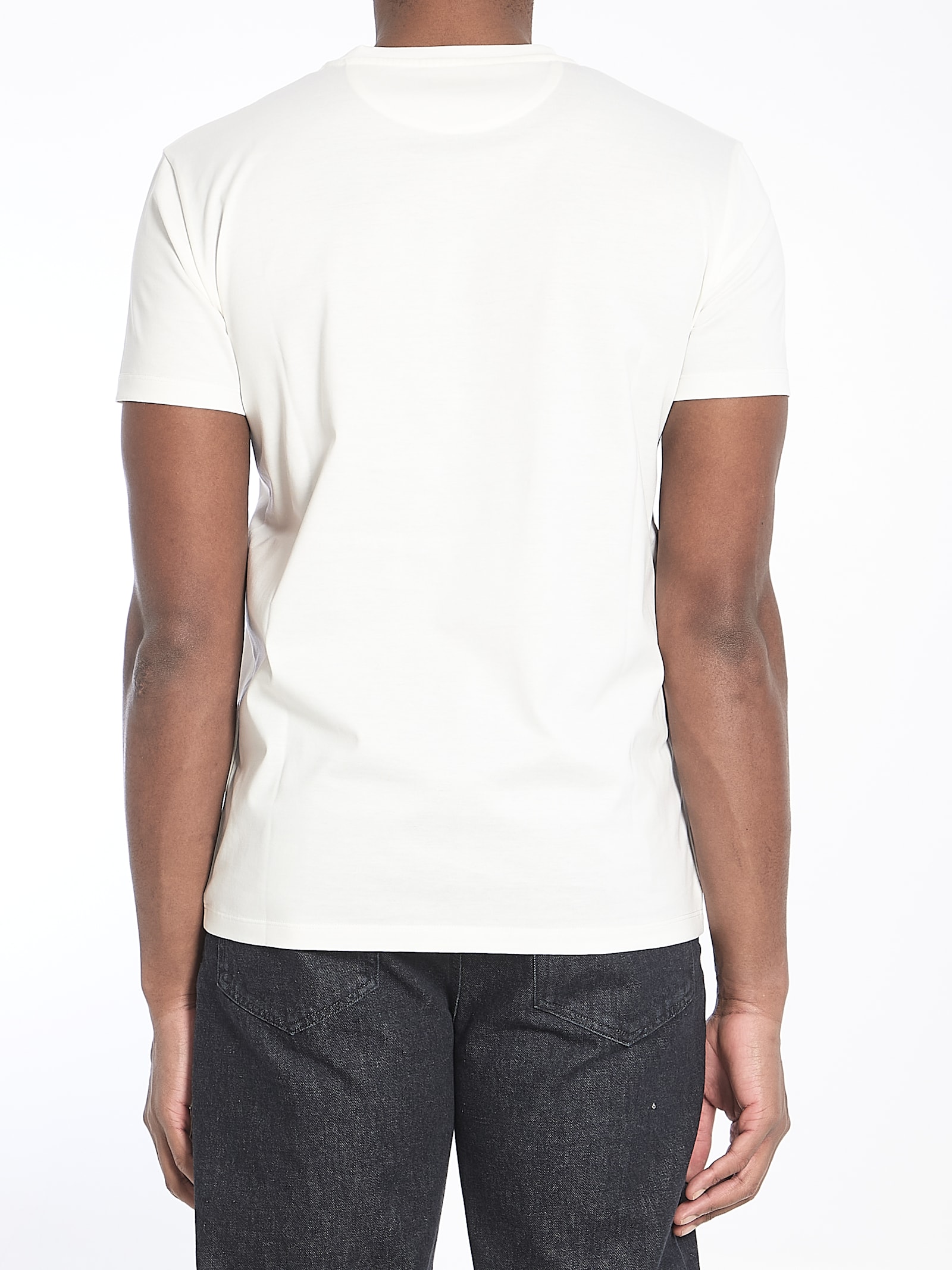 Shop Fendi Triple Ff T-shirt In White