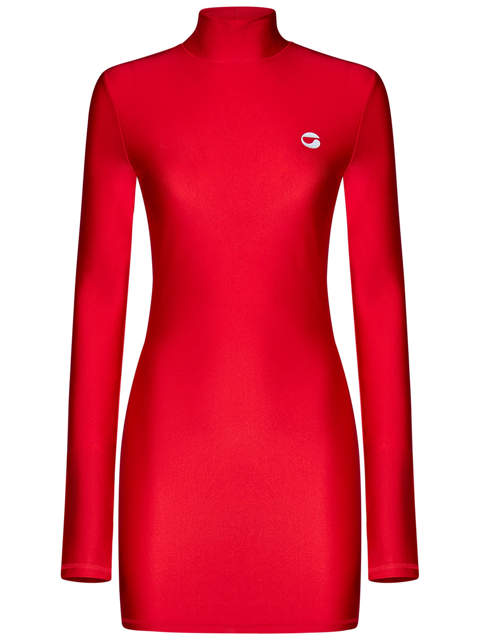 Shop Coperni Dress In Red