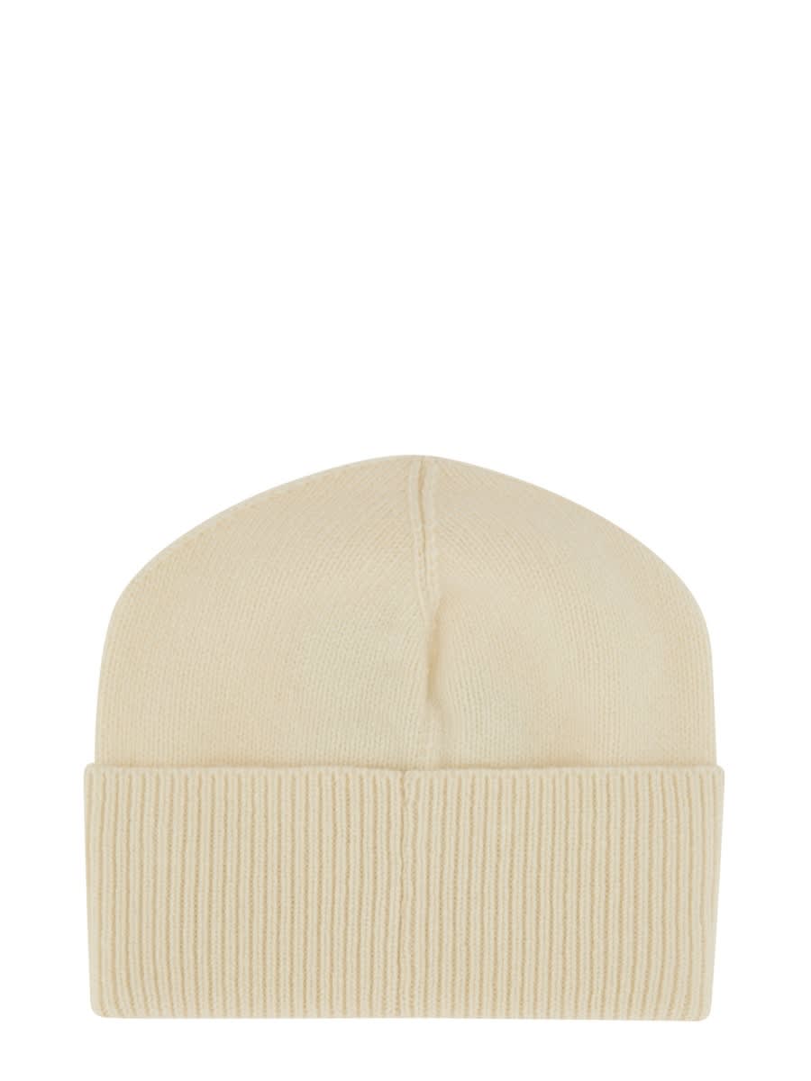 Patou Cap With Label And Logo In White