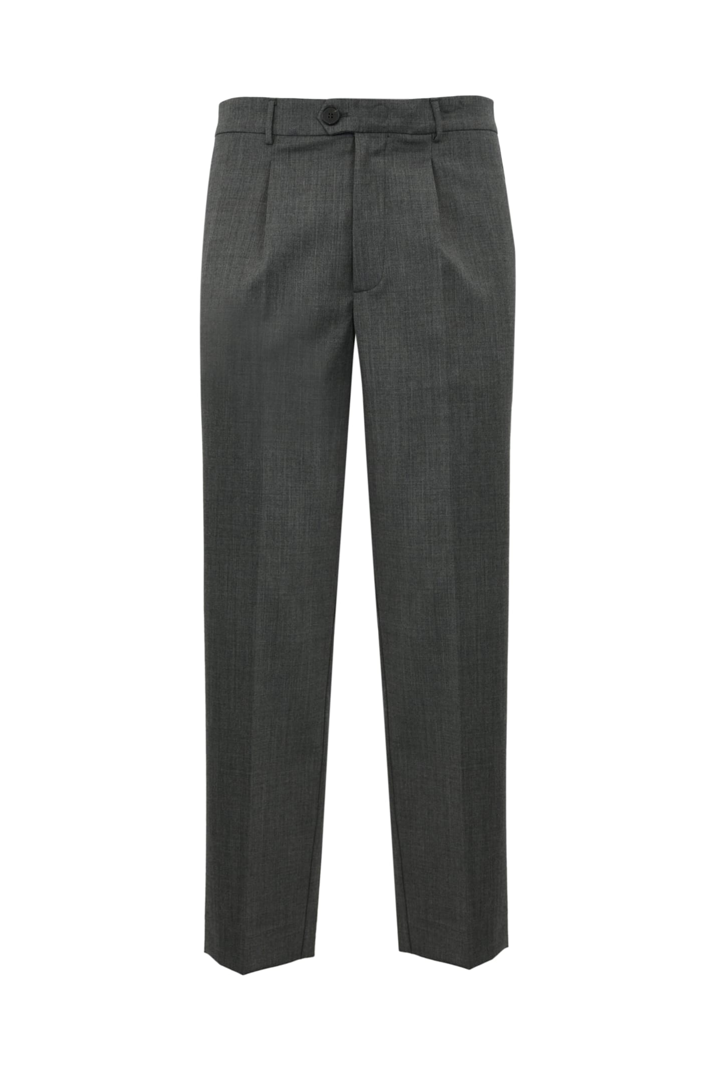 Wool Trousers With Pleats