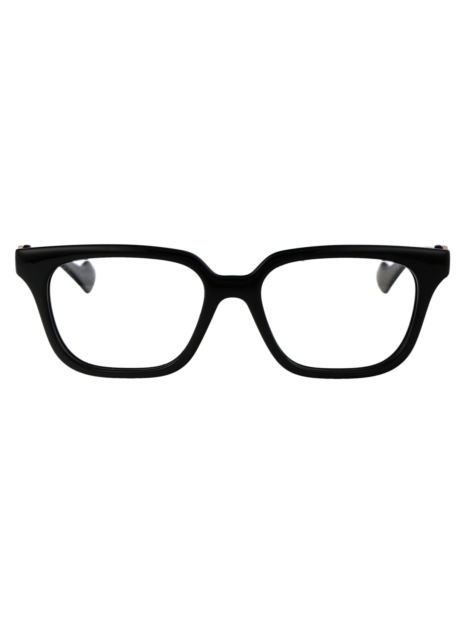 Shop Gucci Gg1536o Glasses In 005 Black Black Transparent