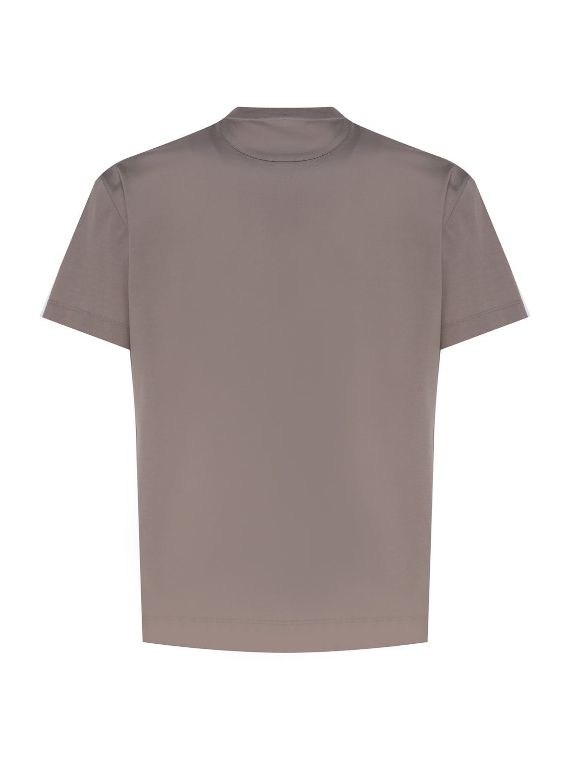 Shop Valentino T-shirt With Logo In Dove Grey