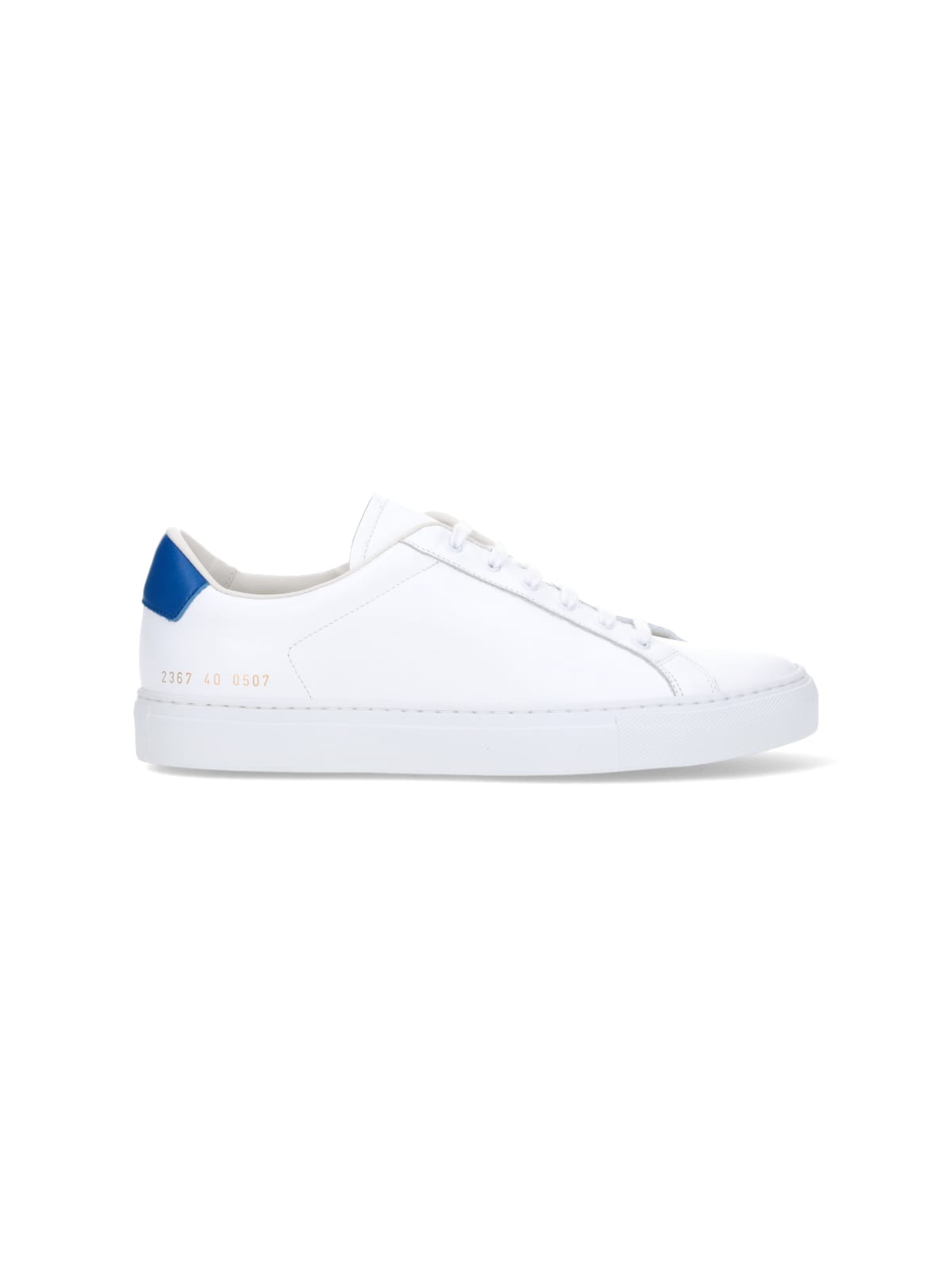 COMMON PROJECTS WHITE LEATHER BACK SNEAKERS