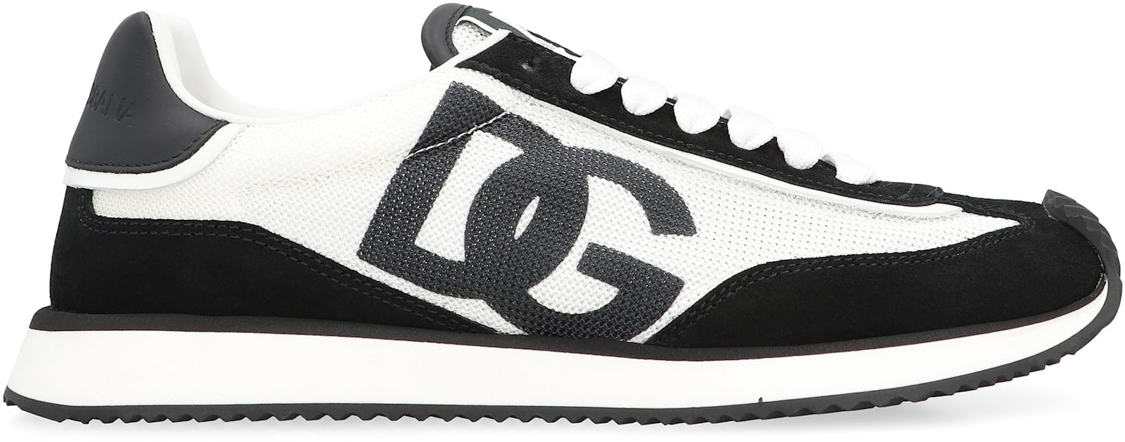 Dolce & Gabbana Mixed-material Dg Cushion Sneakers In Multi
