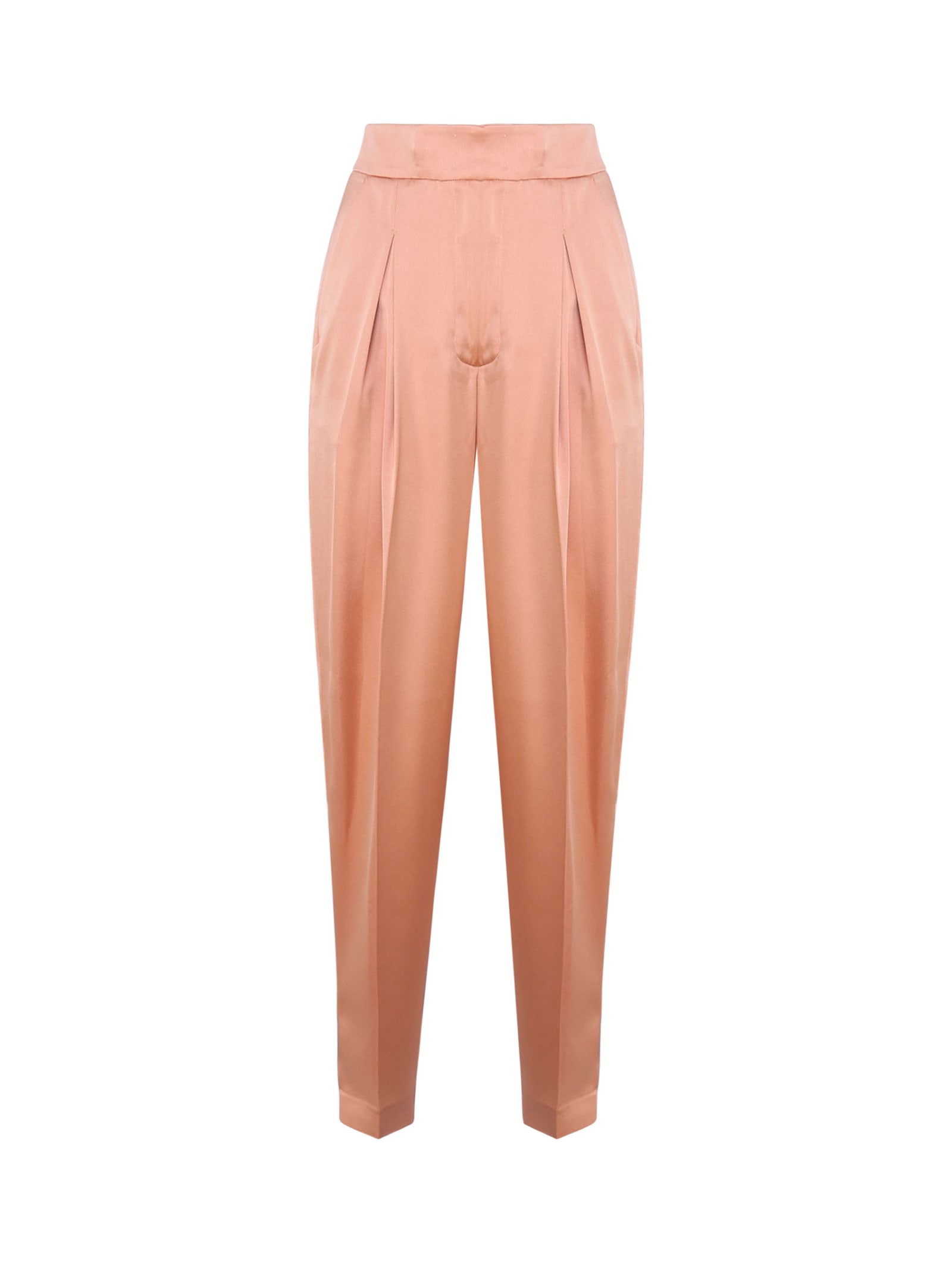 Shop Genny Carrot Pants In Nude