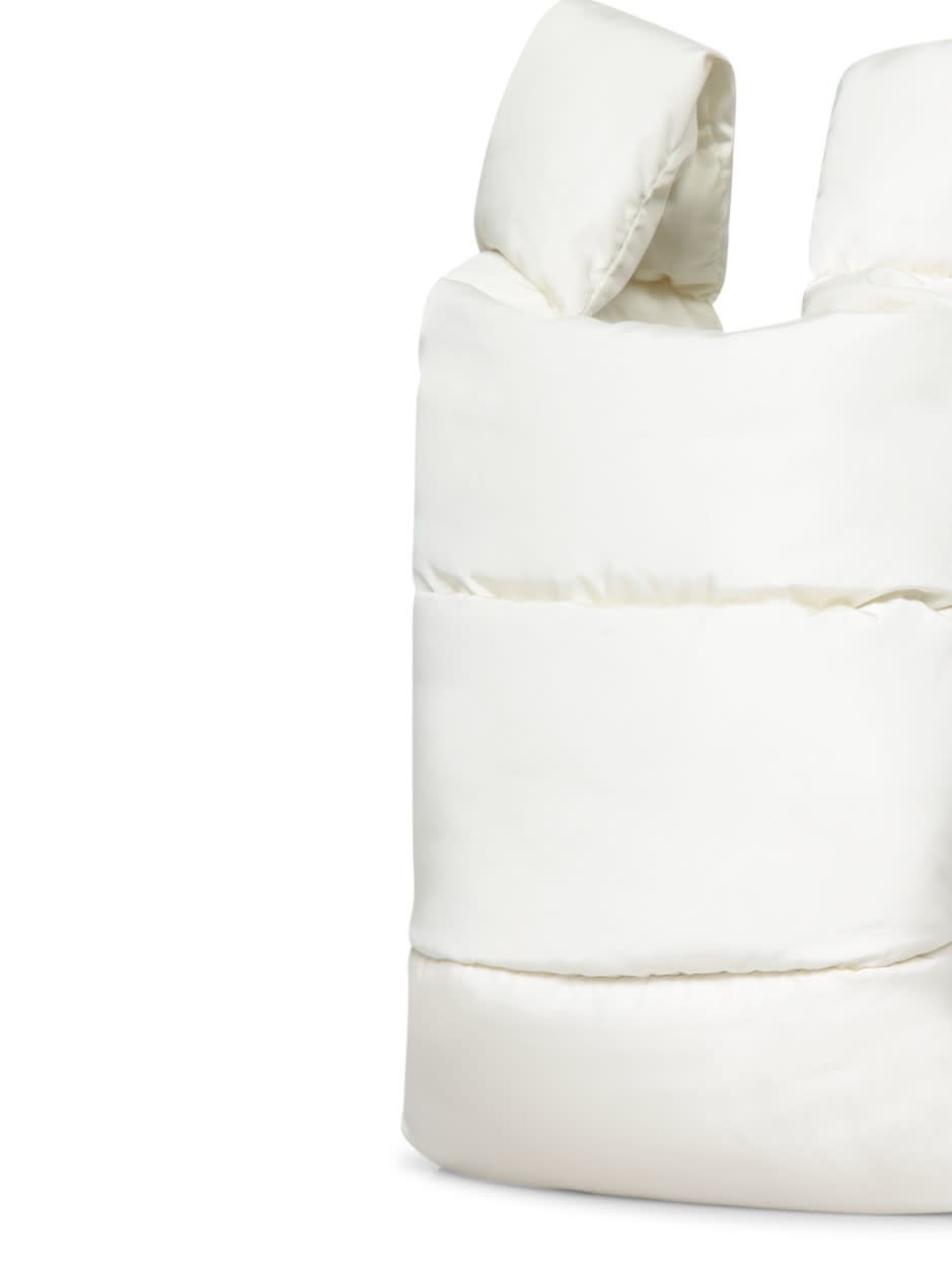 Moncler Cb Legere Small White Bag In White