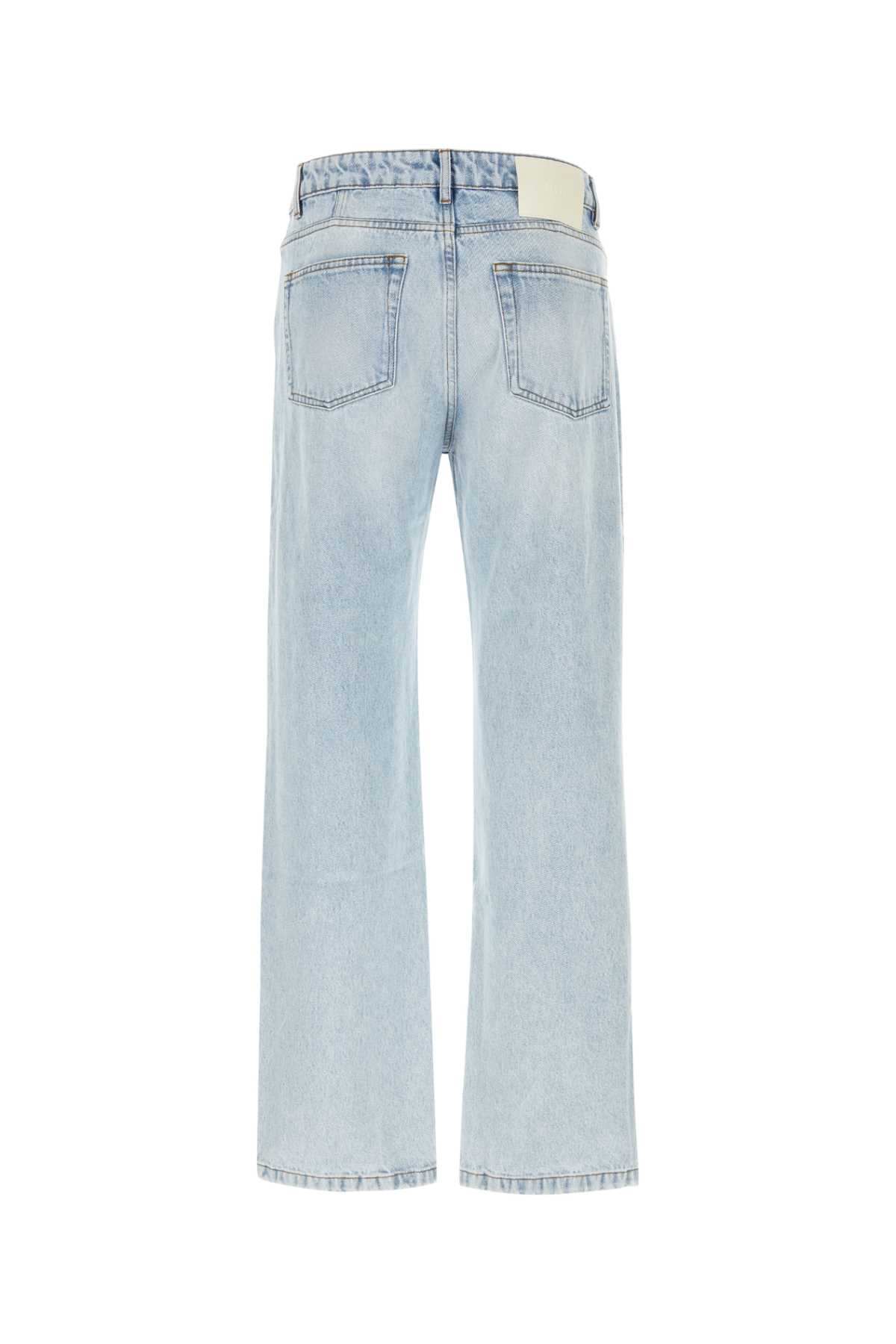 Shop Ami Alexandre Mattiussi Denim Jeans In Bleujavel