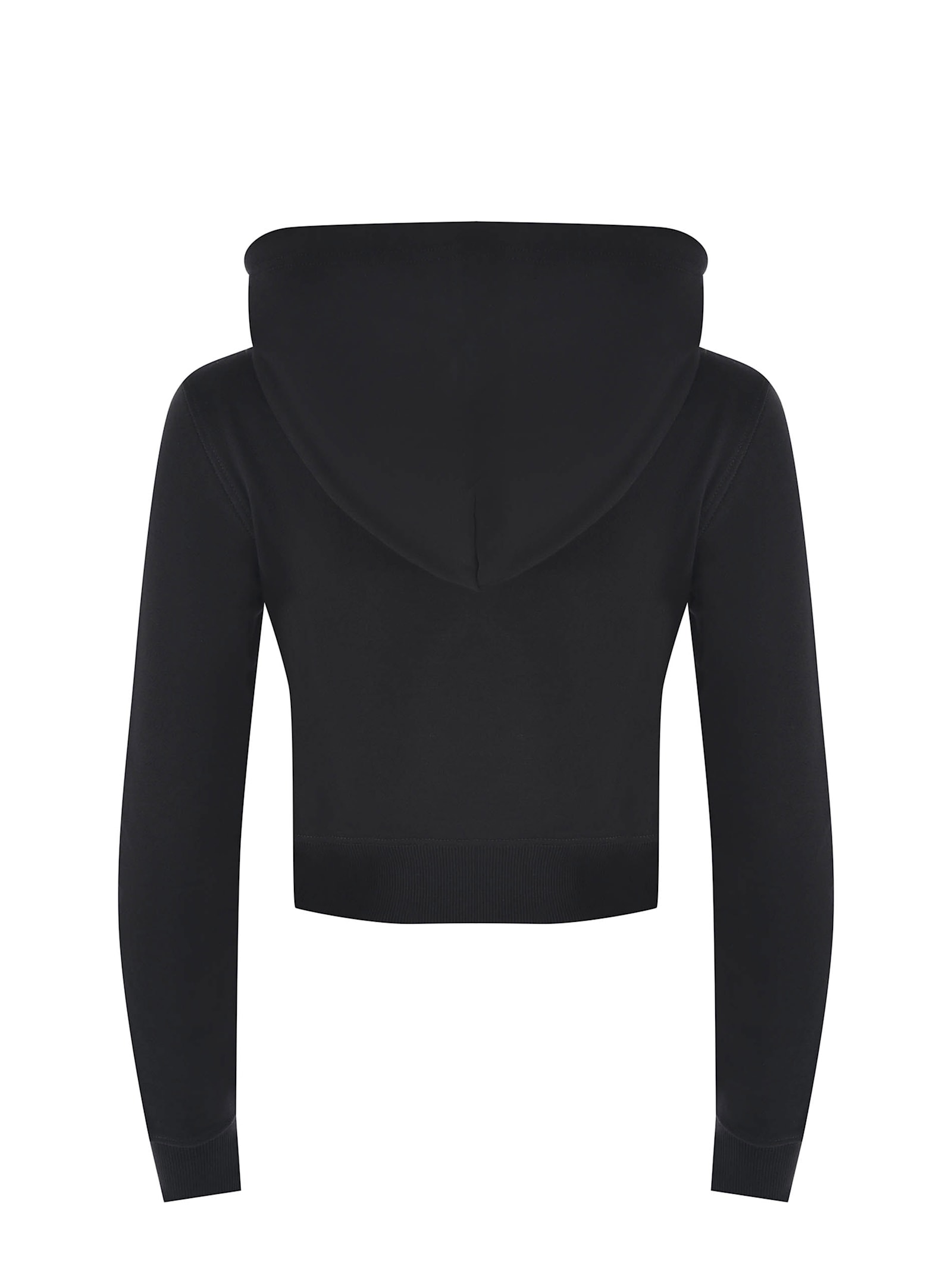 Shop Diesel Sweatshirt  F-slimmy Made Of Cotton In Black