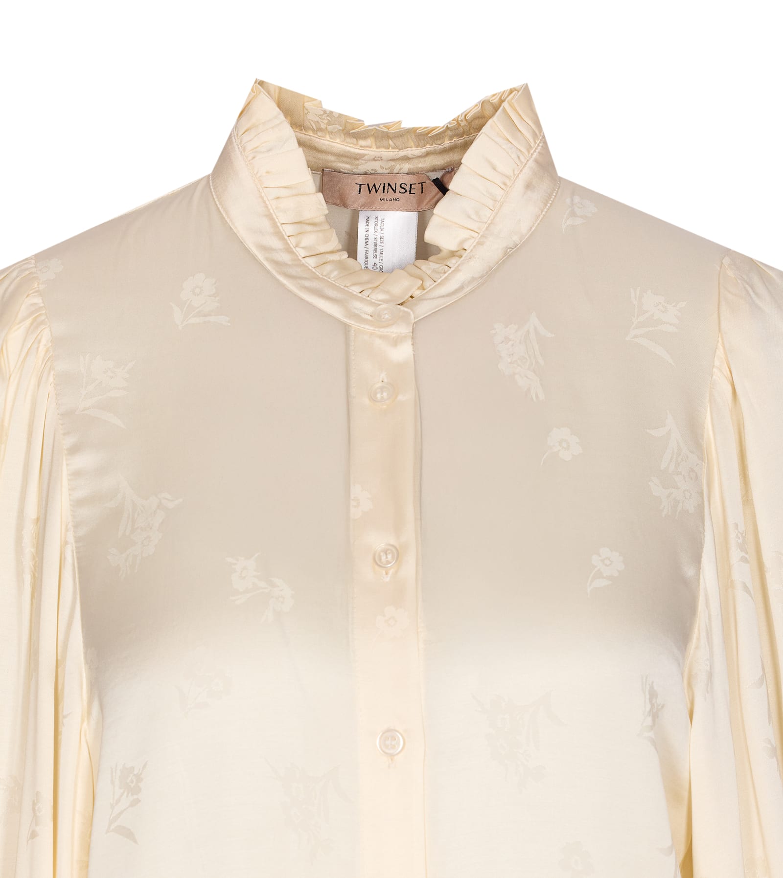 Twinset Twin-set Classic Shirt In Neutral