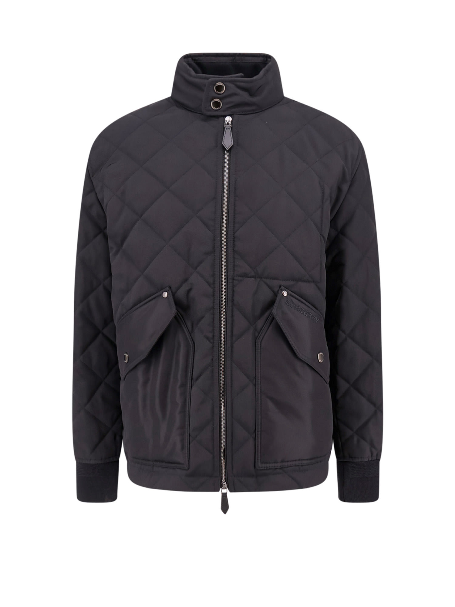 Shop Burberry Jacket In Black