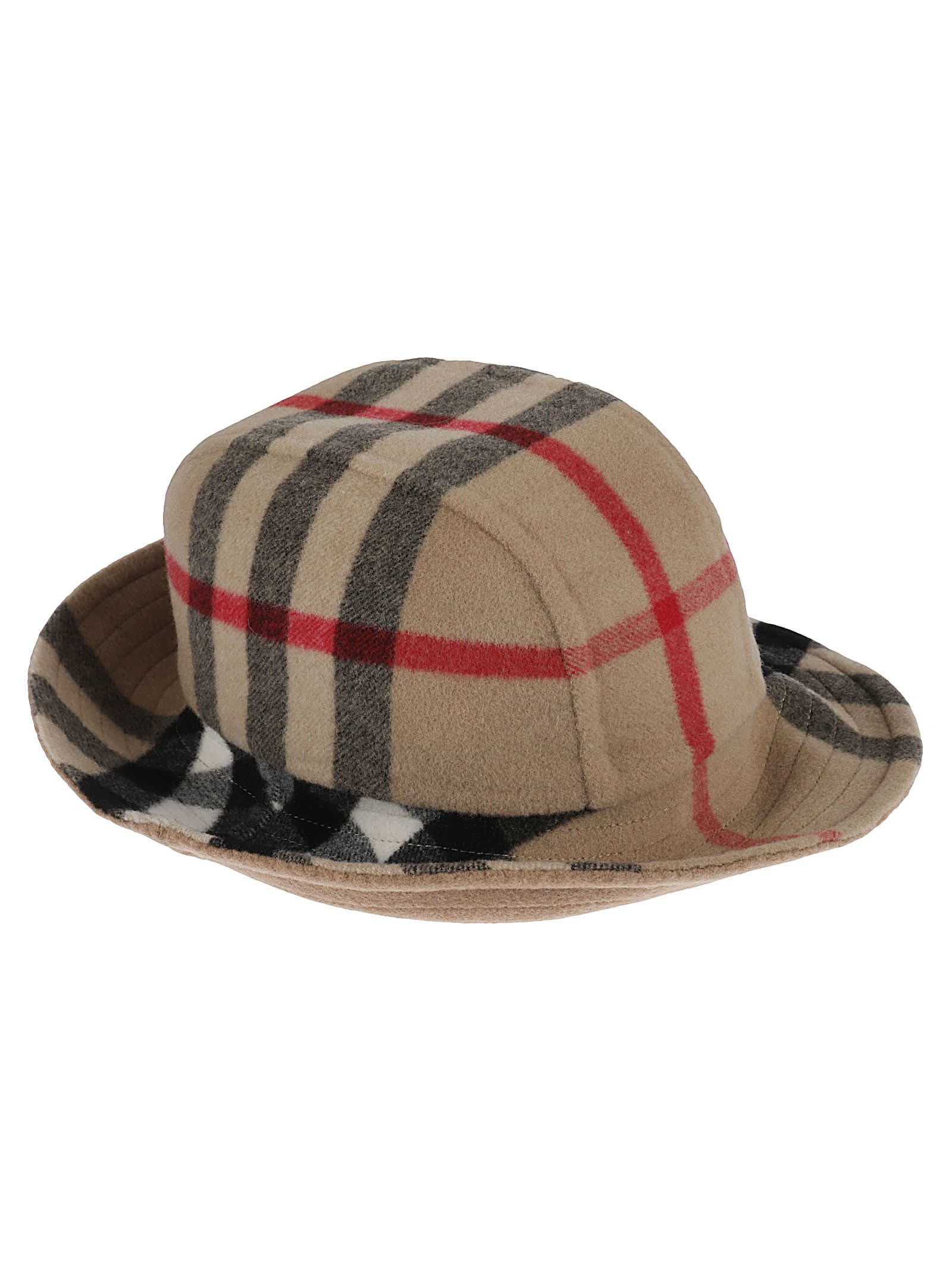 Burberry Checked Print Hat
