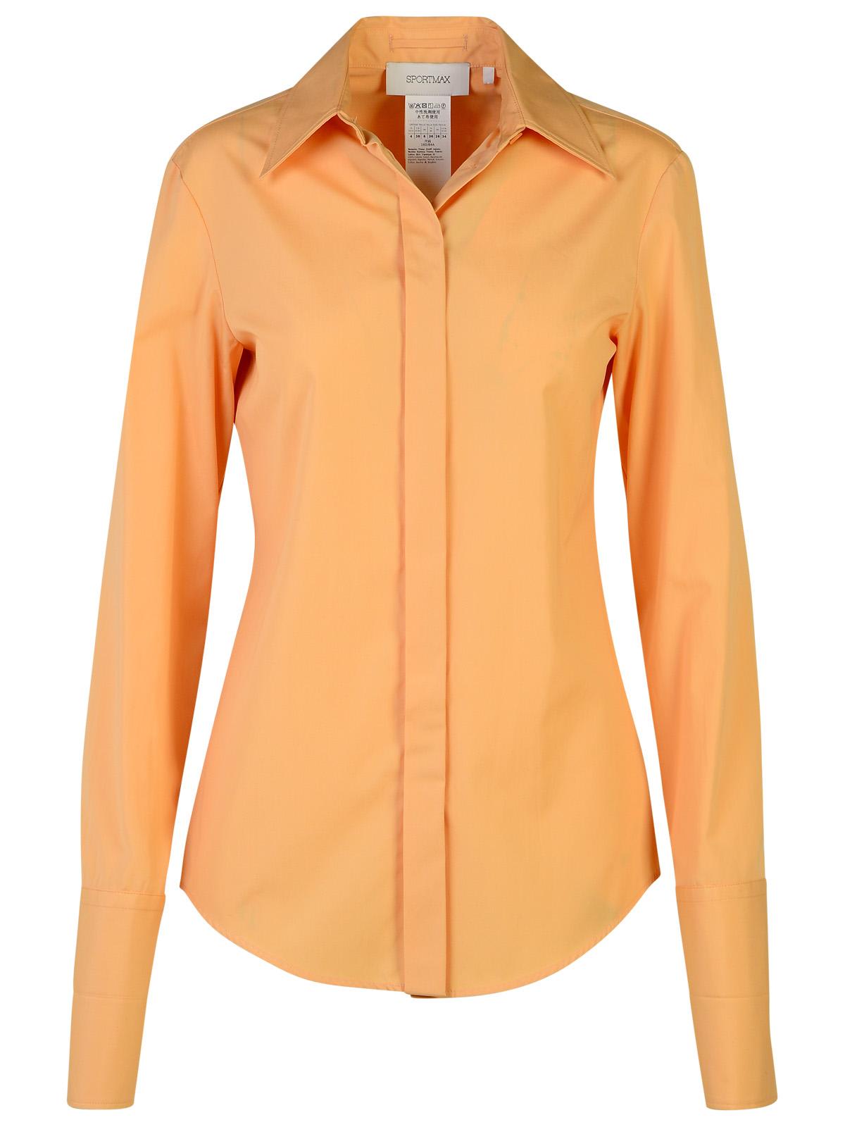 oste Orange Cotton Shirt