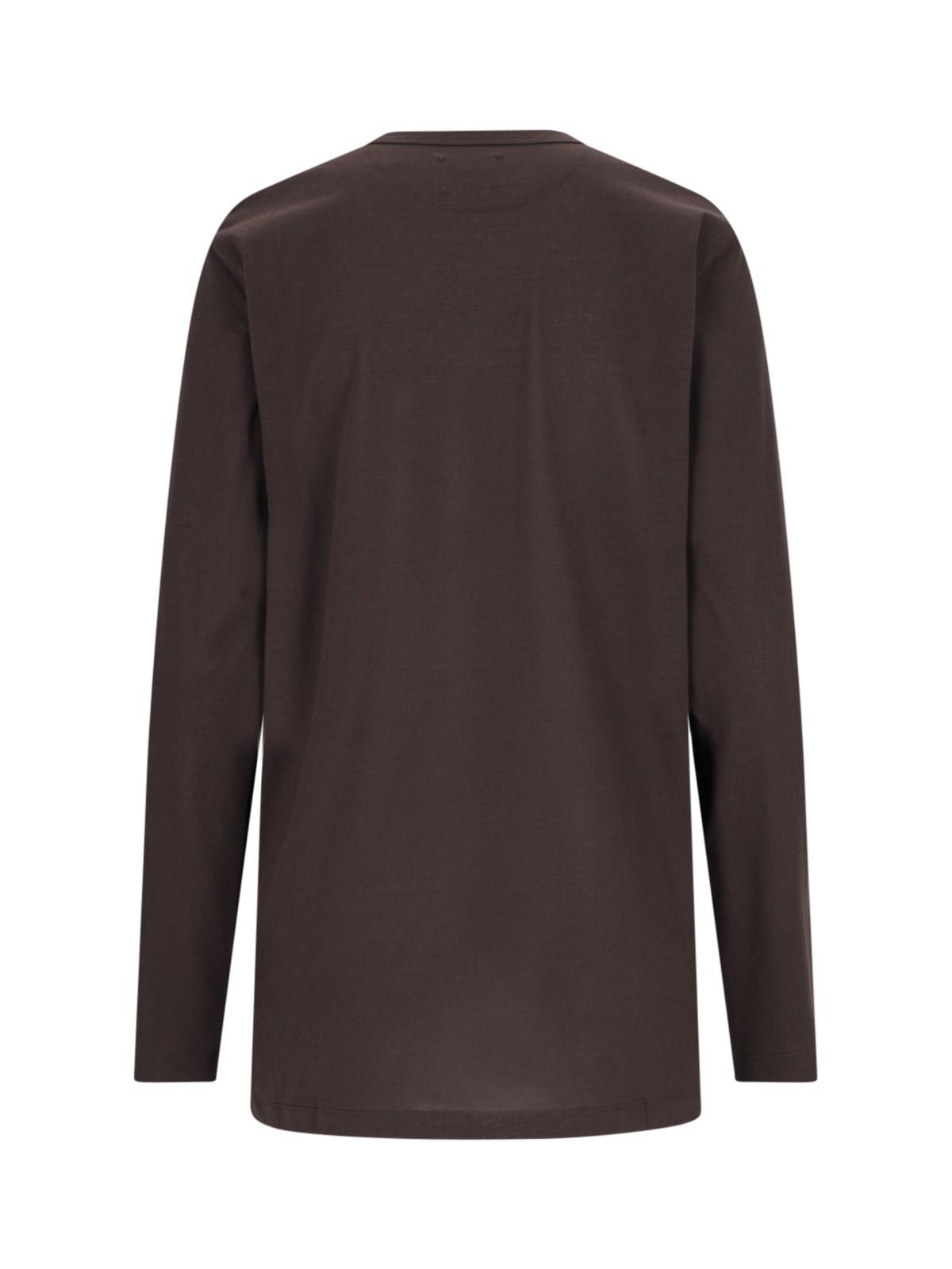 Shop Khaite Morton Jersey T-shirt In Brown