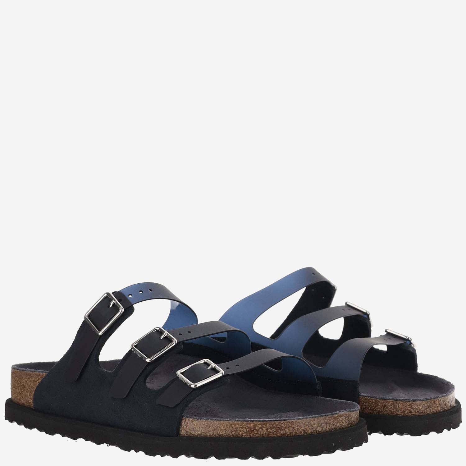 Shop Birkenstock Sandals 1774 Florida In Blue