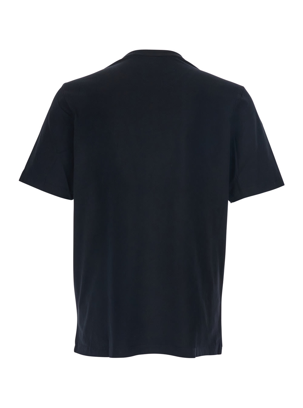 Maison Kitsuné Fox Head Regular Tee-shirt In Blue