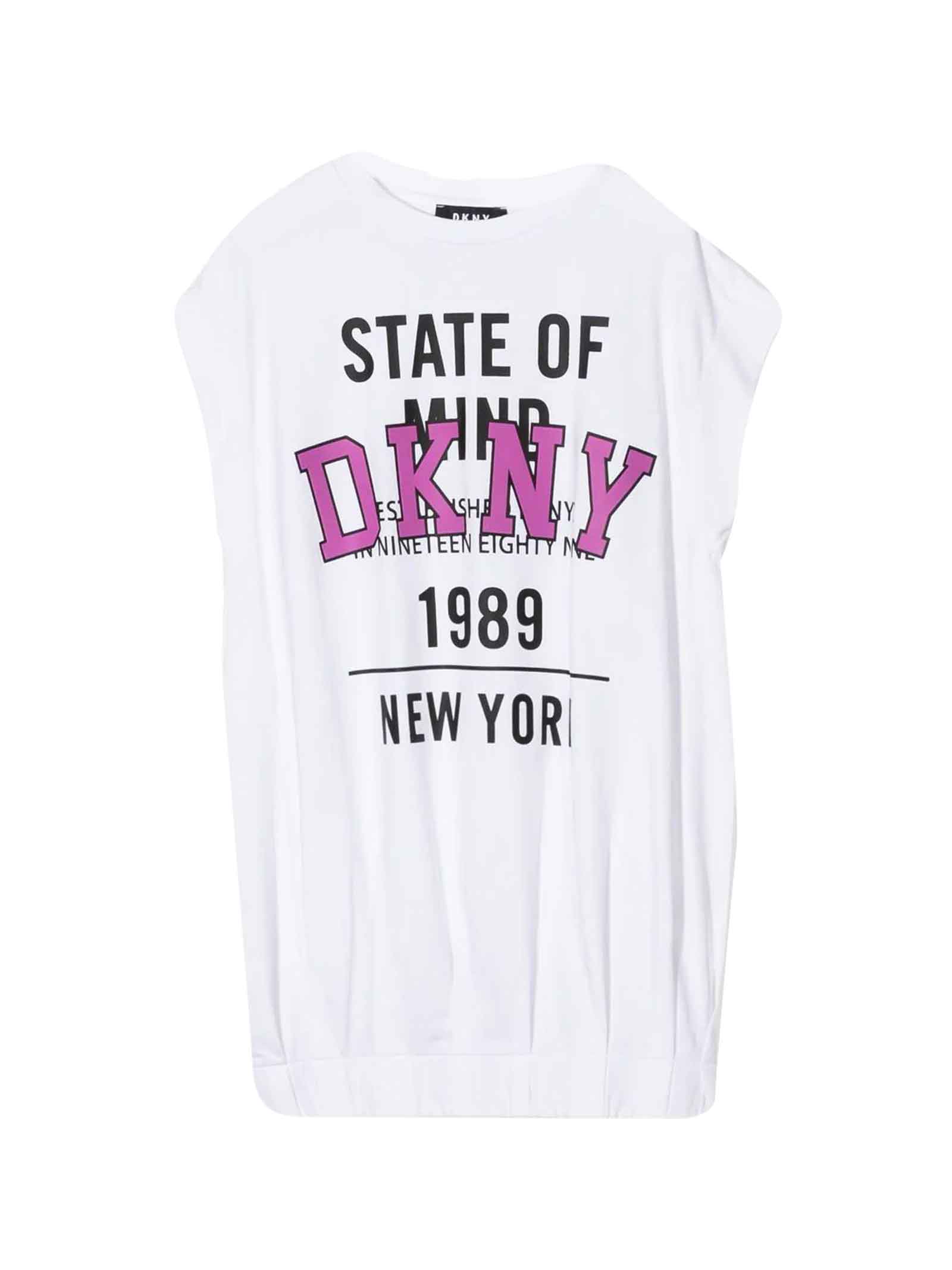 DKNY White Dress Teen Girl