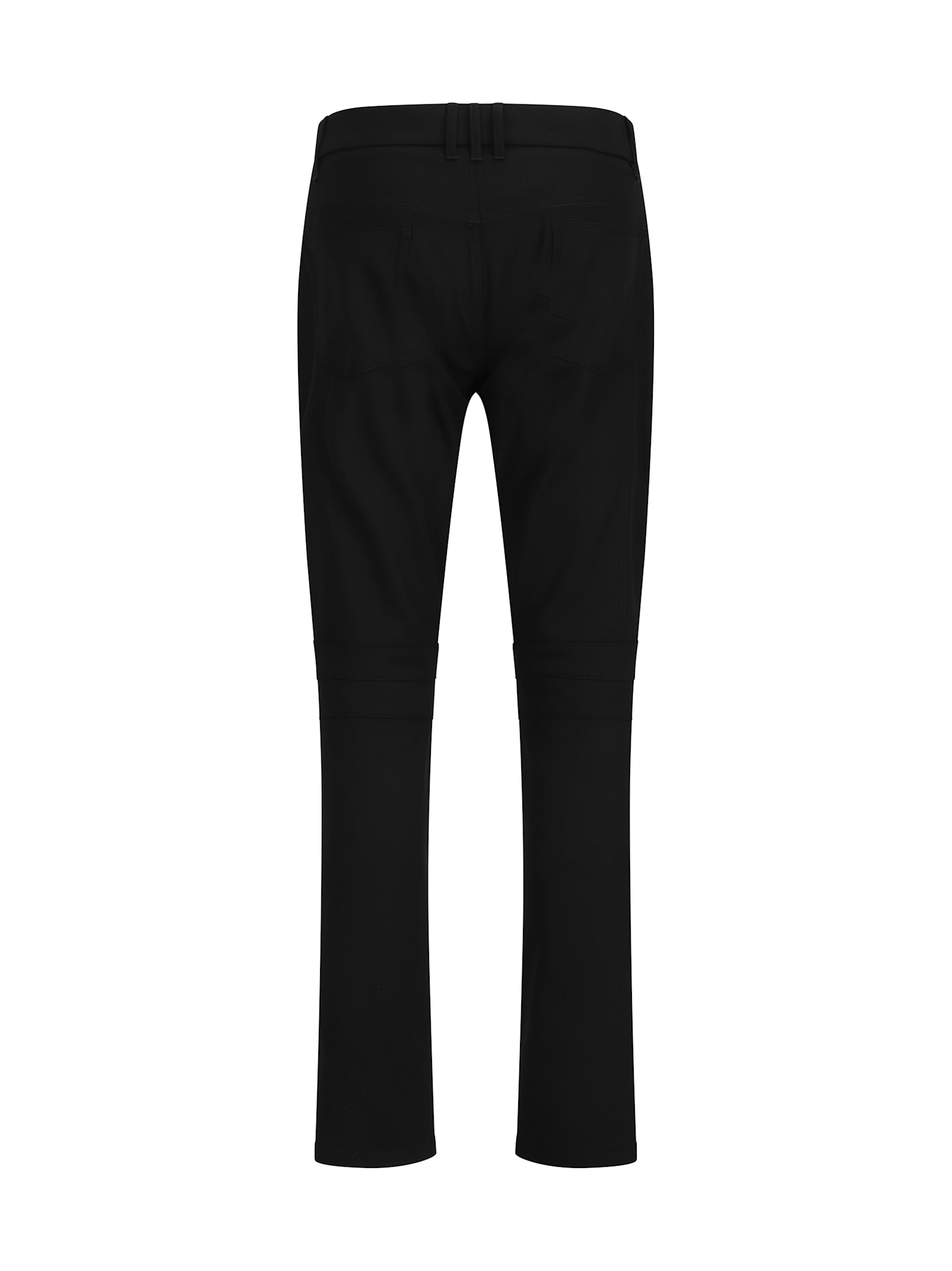 Shop Balmain Biker Pants In 0pa Noir