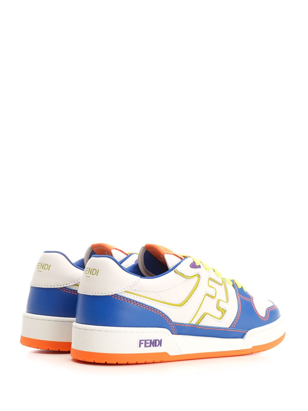 Shop Fendi Match Sneakers In Multicolor