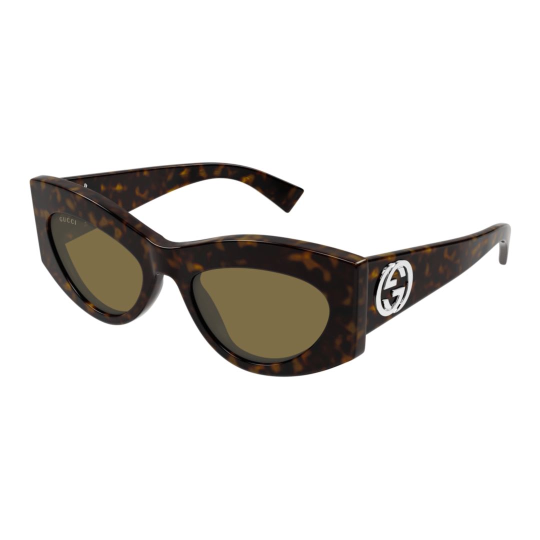 Gucci Gg1843s-002havana-havana-brown In Brown