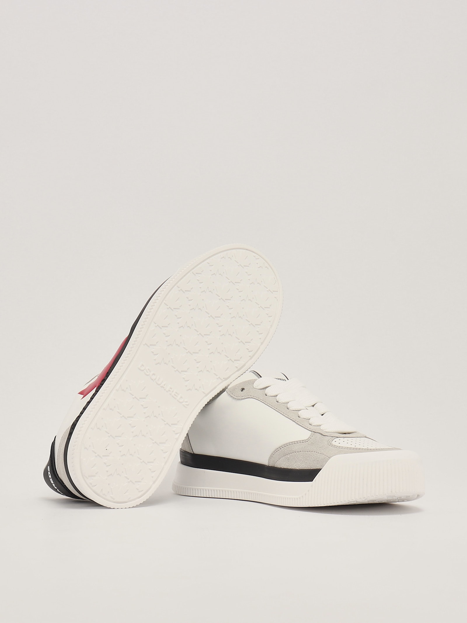 Shop Dsquared2 Sneakers Sneaker In Bianco-grigio