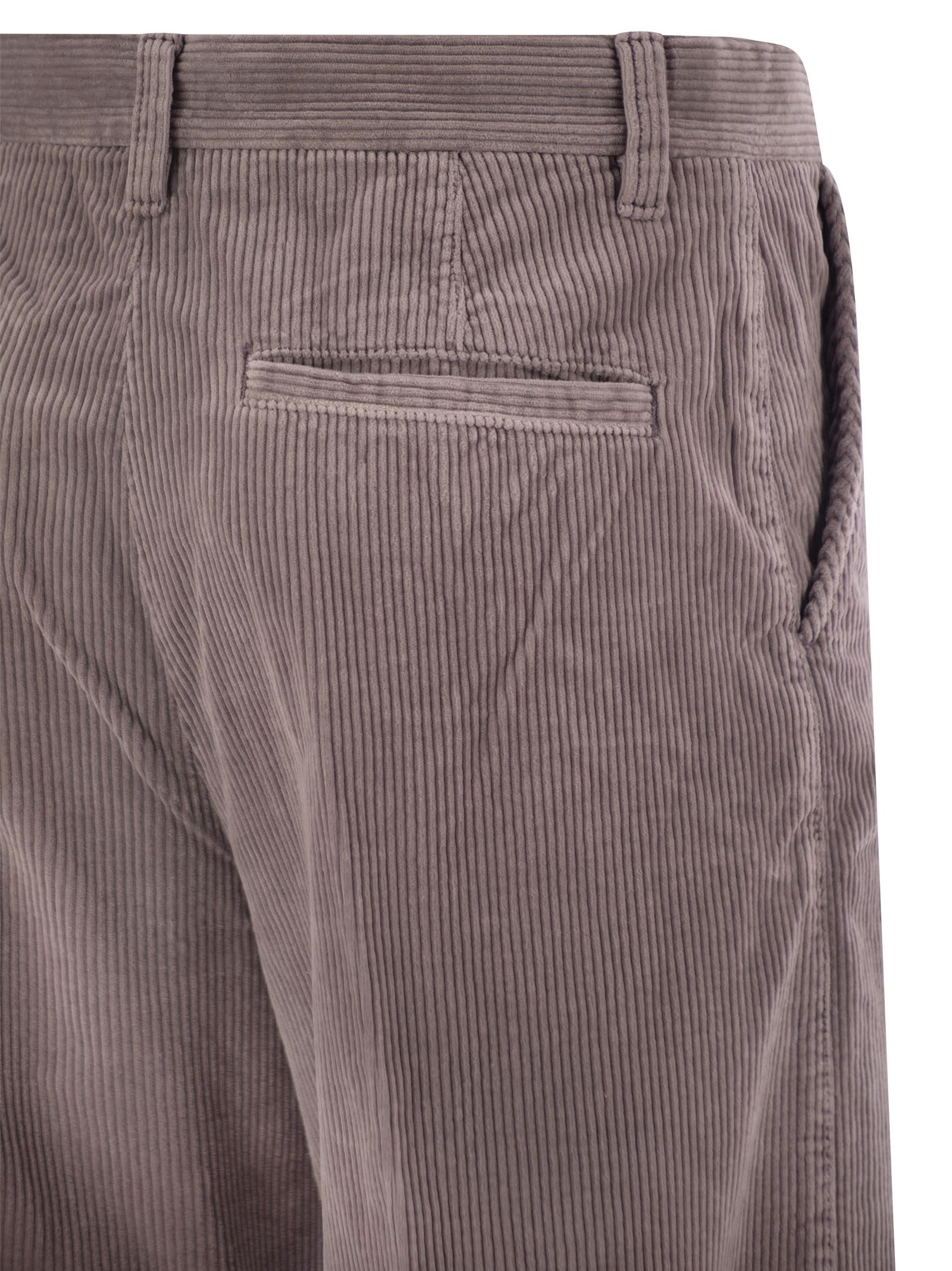 Shop Polo Ralph Lauren Corduroy Trousers In Lavander