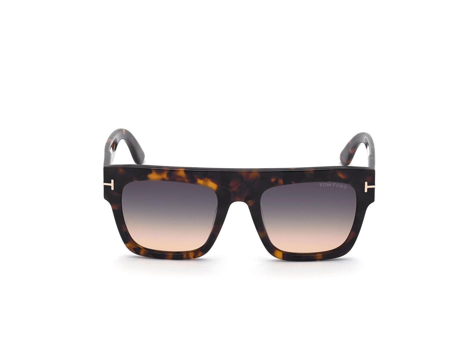 Shop Tom Ford Renee Square Frame Sunglasses In 52b