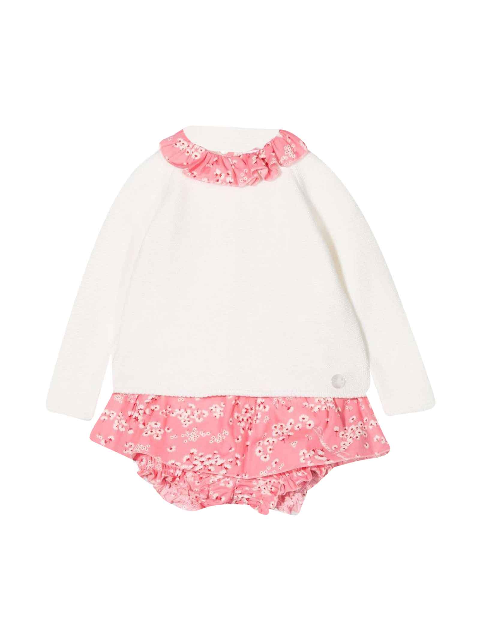 Elisabetta Franchi La Mia Bambina Babies' Paisley-print Knitted Short ...
