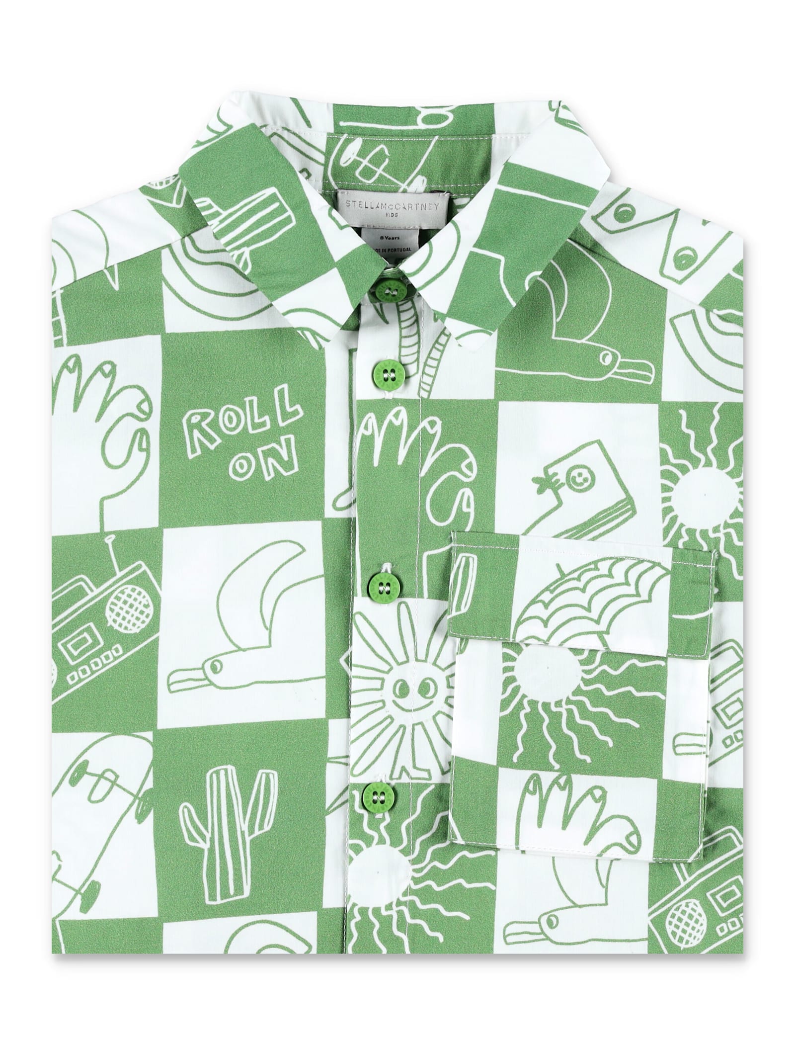 Stella Mccartney Shirt Skate In Green