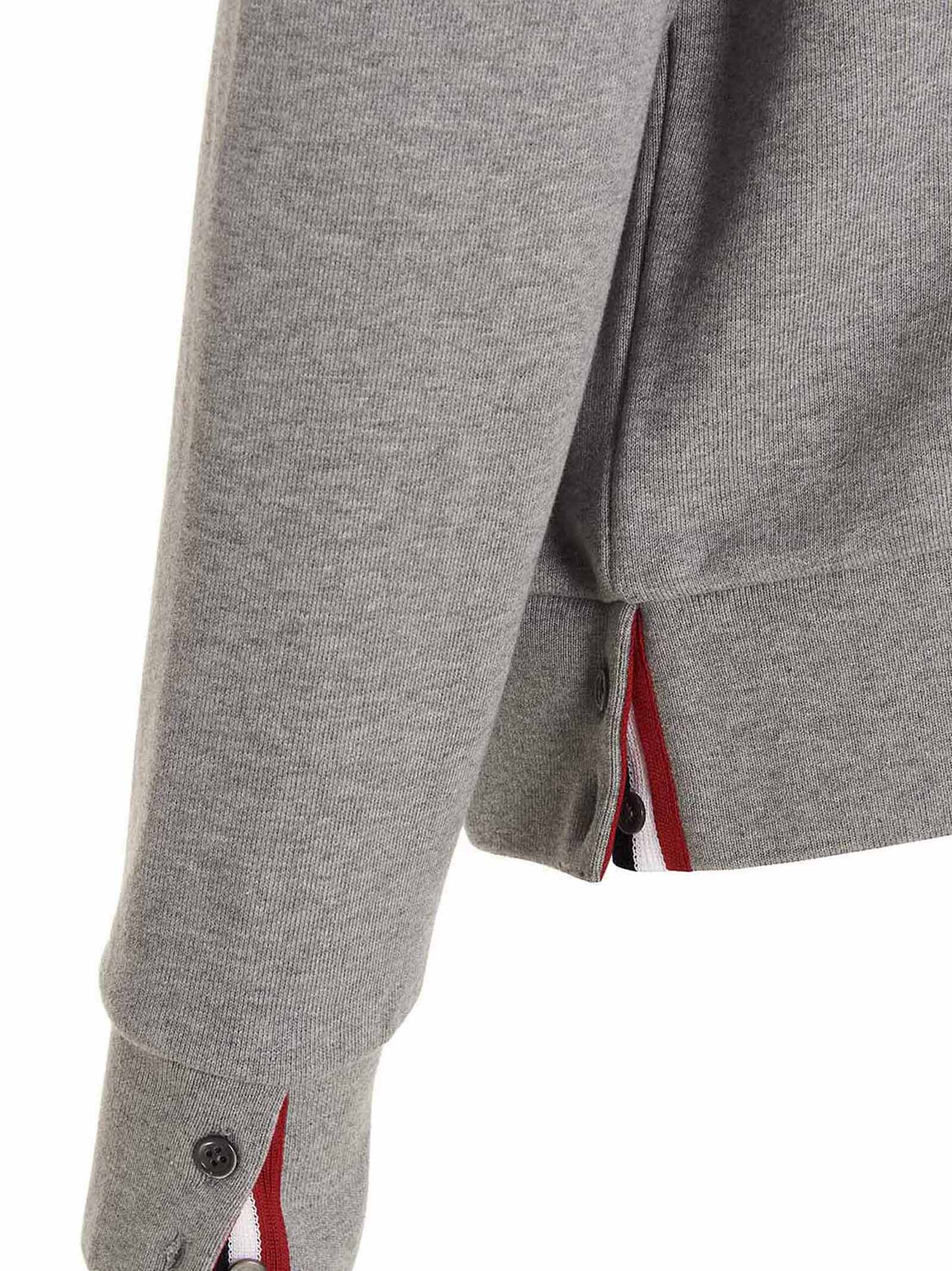 Thom Browne Men's Hoodie In Gray