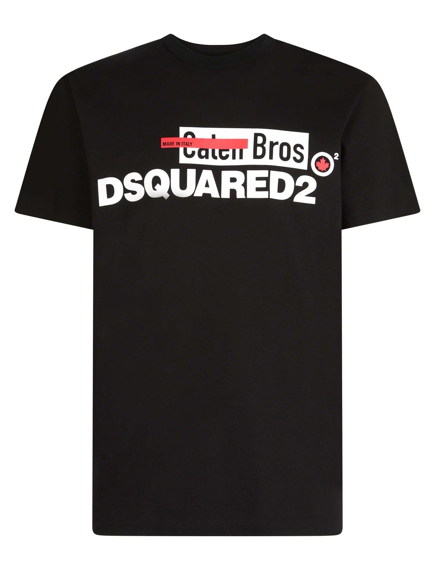 Click to view more detailed imagery on our partner's website Dsquared2 Branded T-shirt In Black