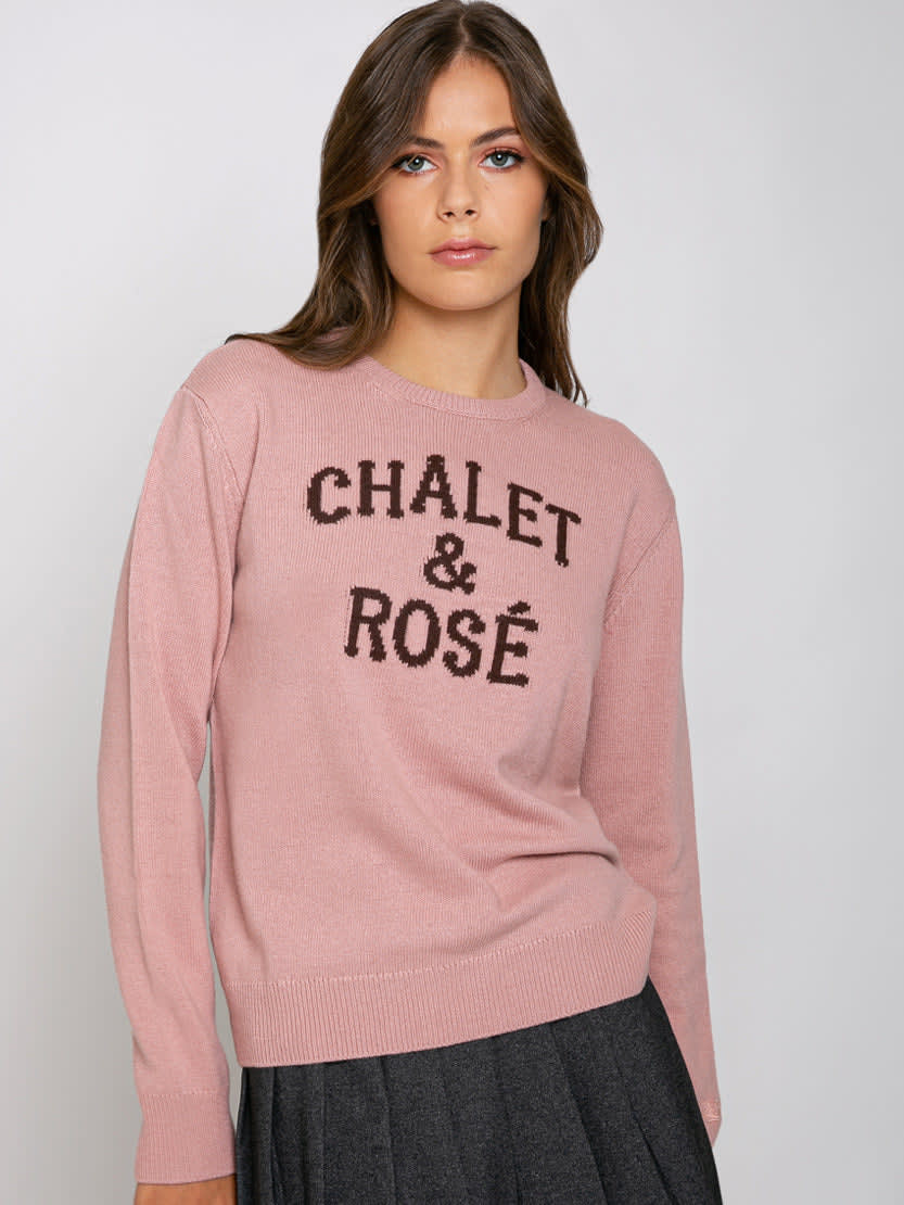 MC2 Saint Barth Woman Sweater With Chalet & Rosé Print