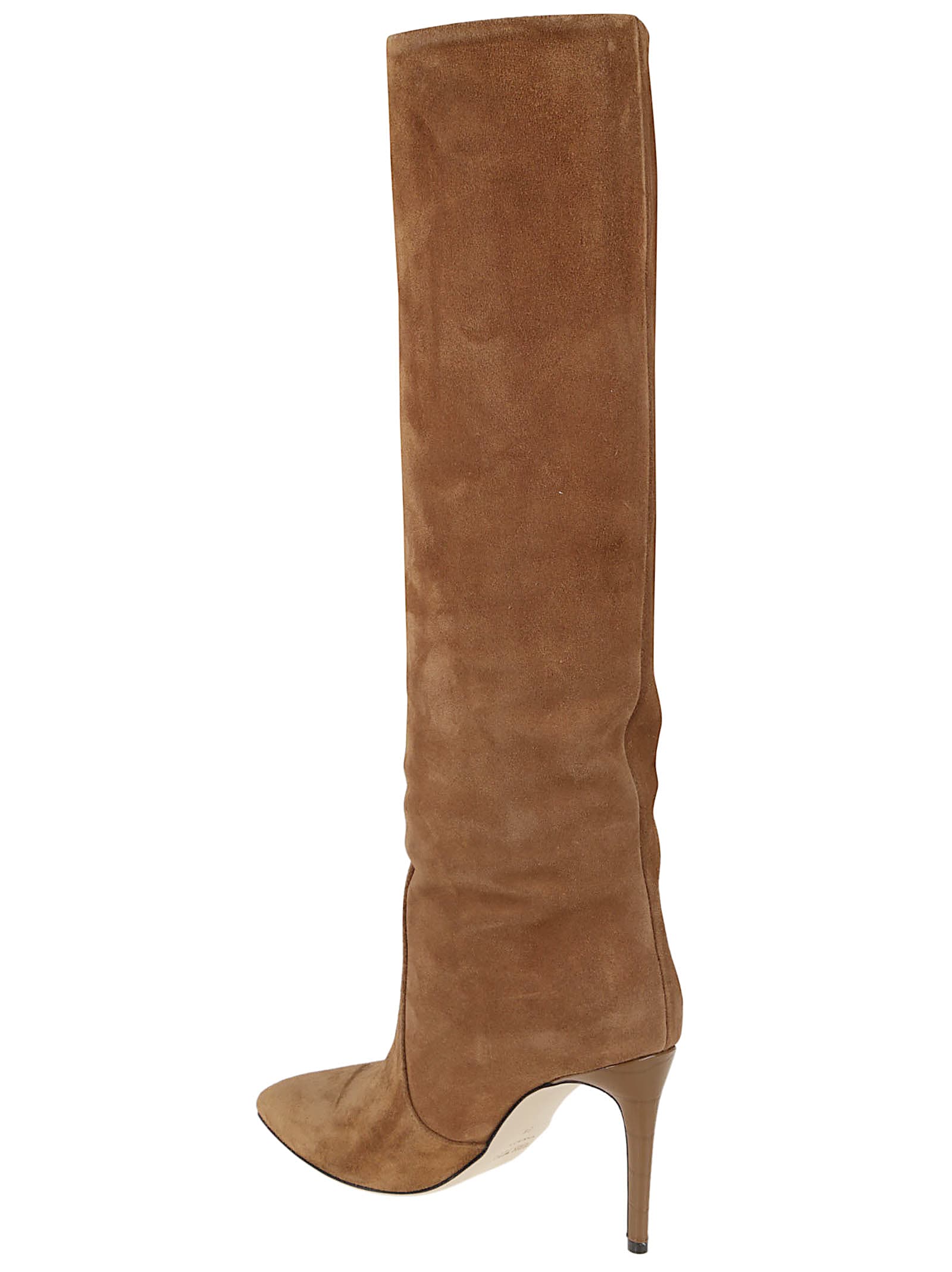 Paris Texas 85mm Suede Leather Knee-high Boots In Brown