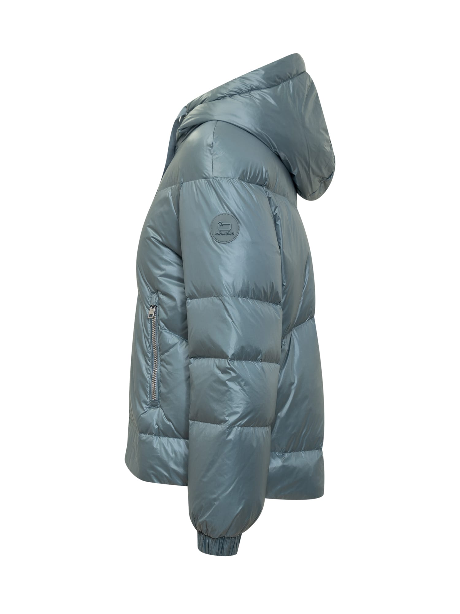 Shop Woolrich Aliquippa Down Jacket In Citadel