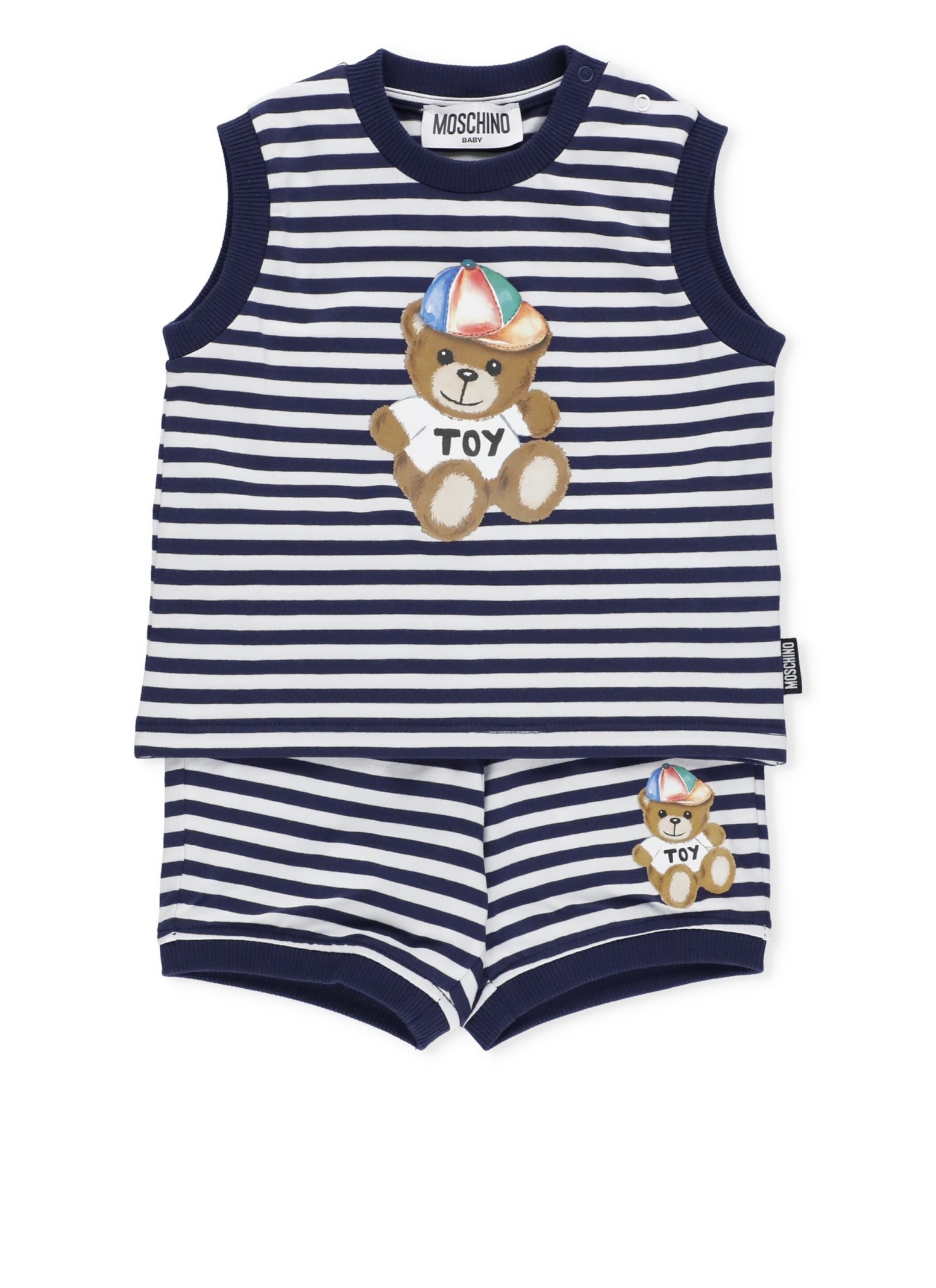 MOSCHINO TEDDY BEAR TWO-PIECES SET