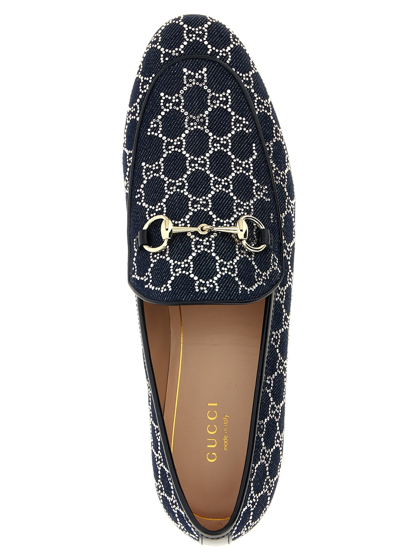 Gucci Jordaan Loafers Featuring Horsebit Detail In Blue