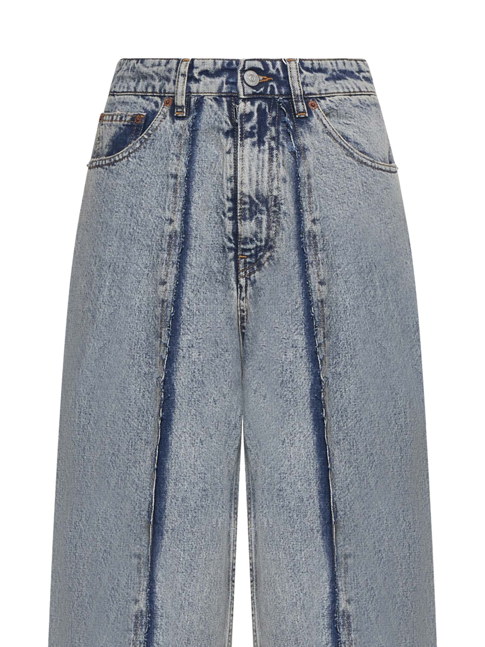 Shop Mm6 Maison Margiela Jeans In Blue