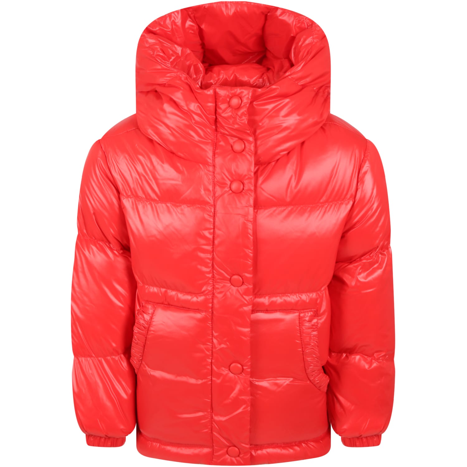 Add Kids' Red Jacket For Girl With Logo