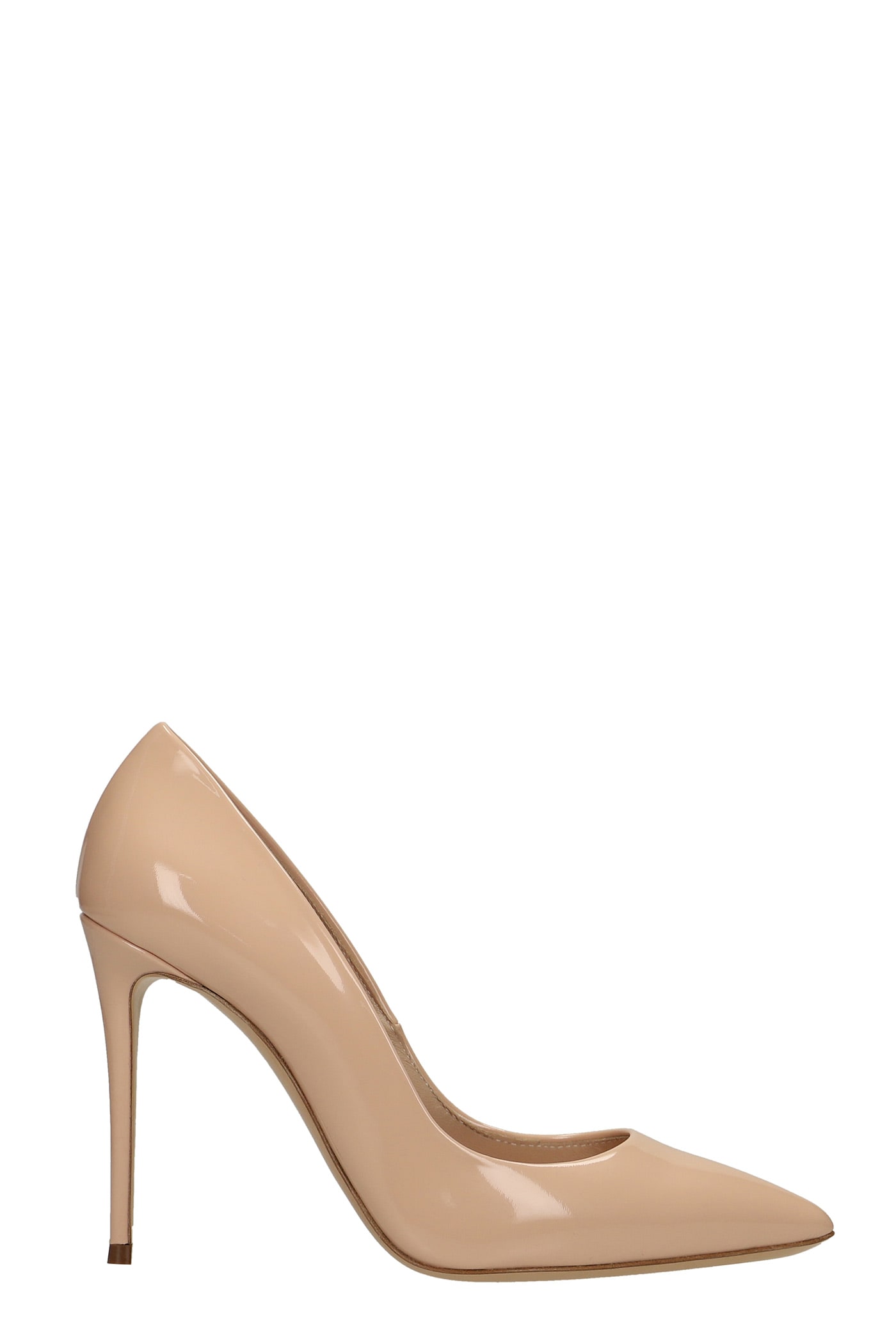 Casadei Pumps In Powder Patent Leather