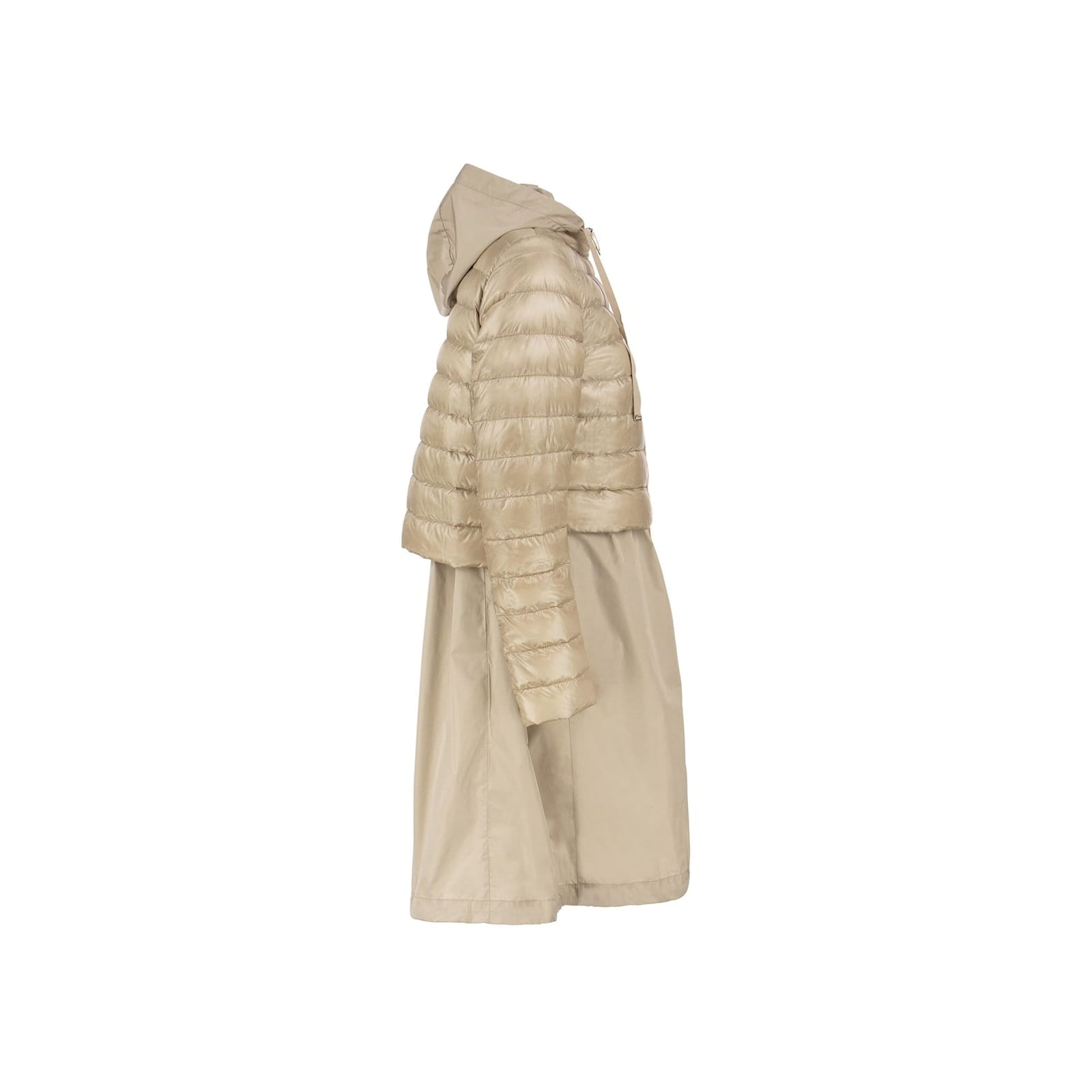 Herno Taffeta Hem Padded Coat Women