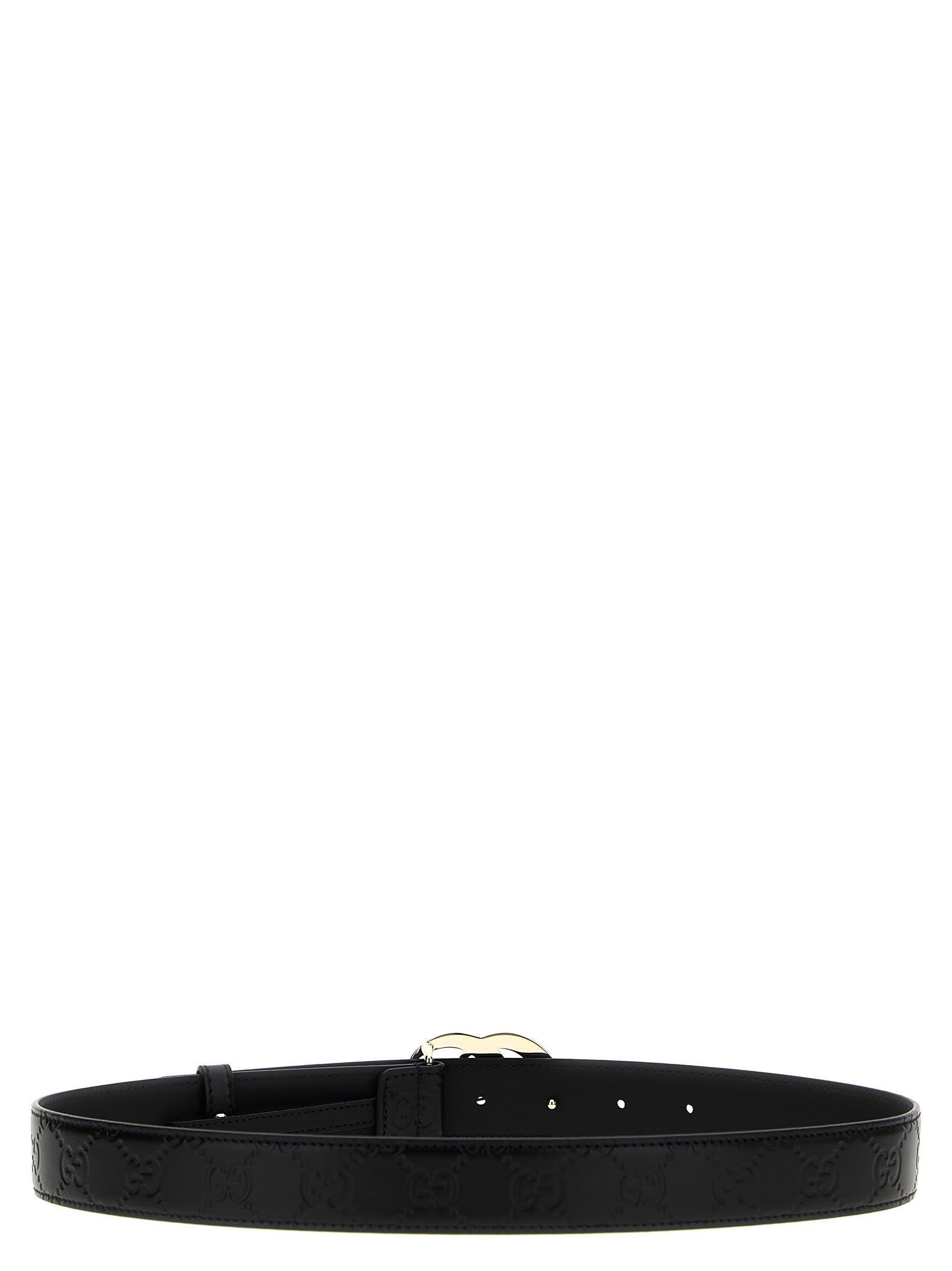 Gucci Gg Milano Belt In Black