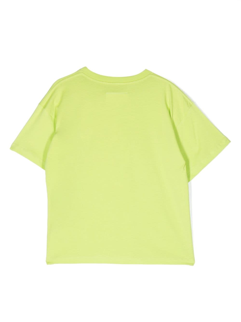 Shop Mm6 Maison Margiela Mm6t65u T-shirt In Slime Green