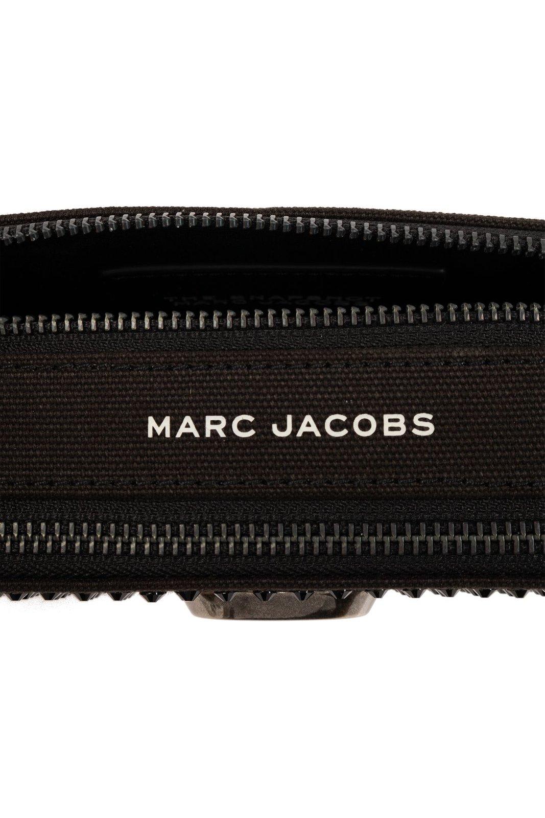 Shop Marc Jacobs The Snapshot Shoulder Bag In Black Crystal