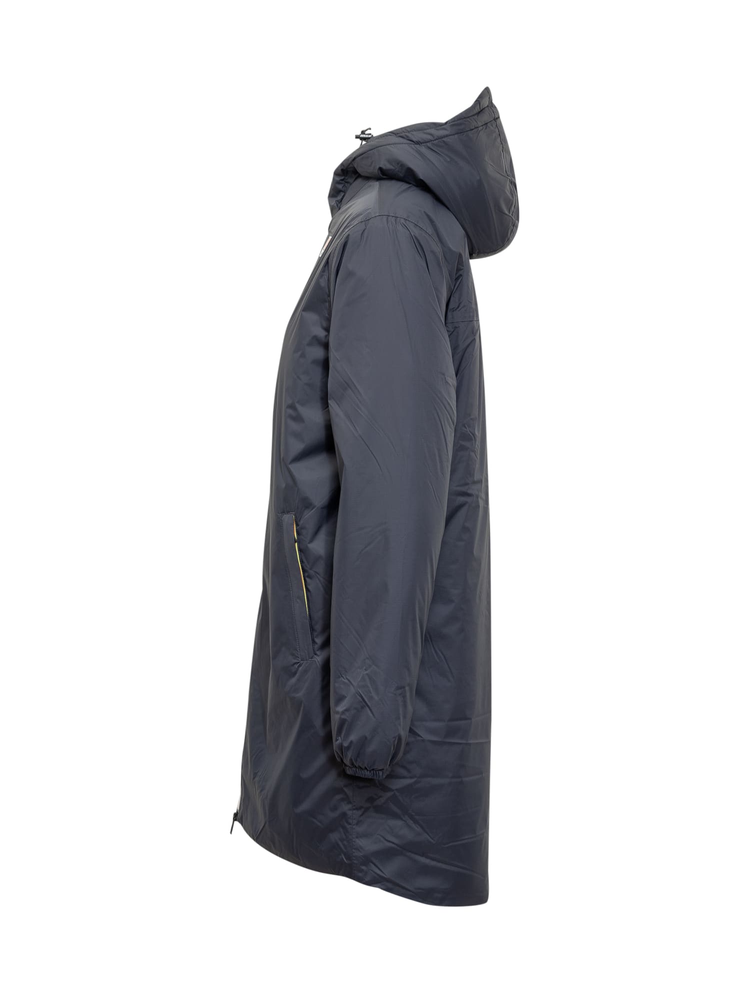 Shop K-way Le Vrai 3.0 Eiffel Down Jacket In Blue Depth