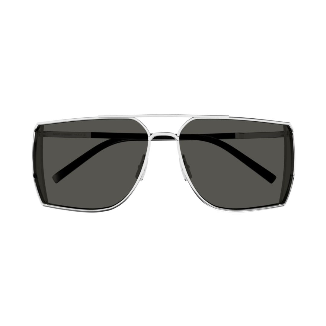 Saint Laurent Sl 750-002silver-silver-grey In Silver-silver-grey