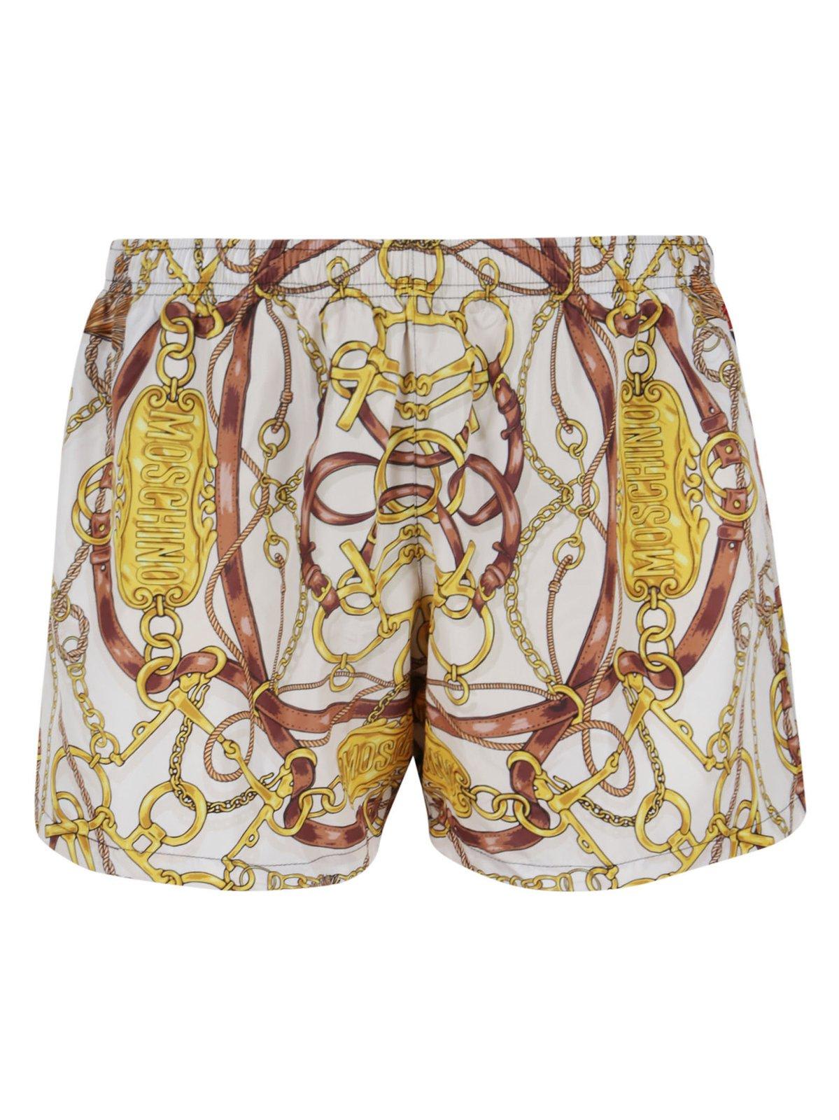 Moschino Teddy-motif Printed Swimming Shorts