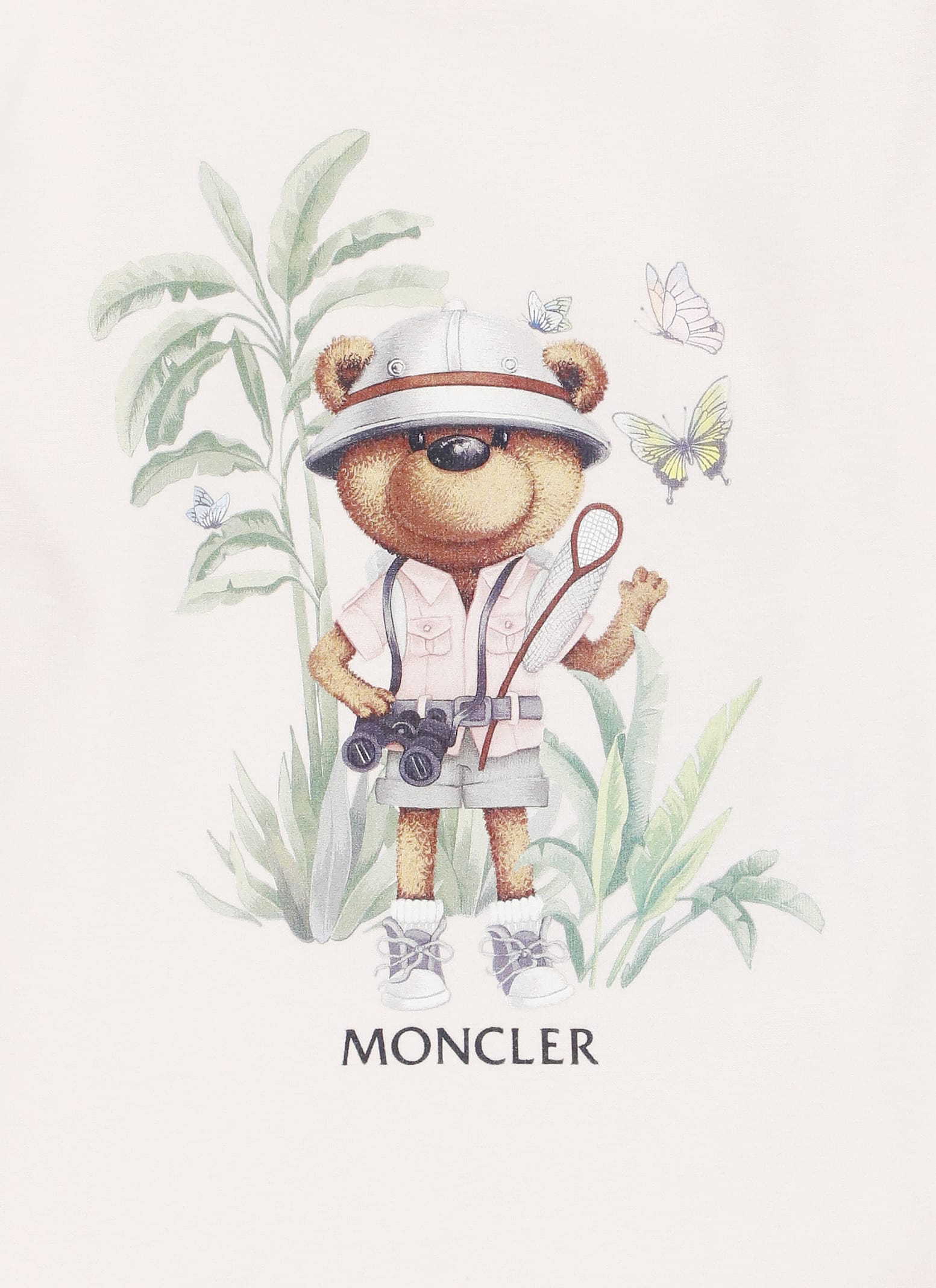 Moncler Cotton Shirt In Neutral