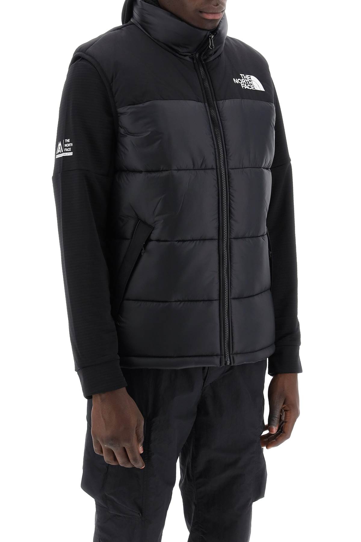 Shop The North Face Himalayan Padded Vest In Tnf Black (black)