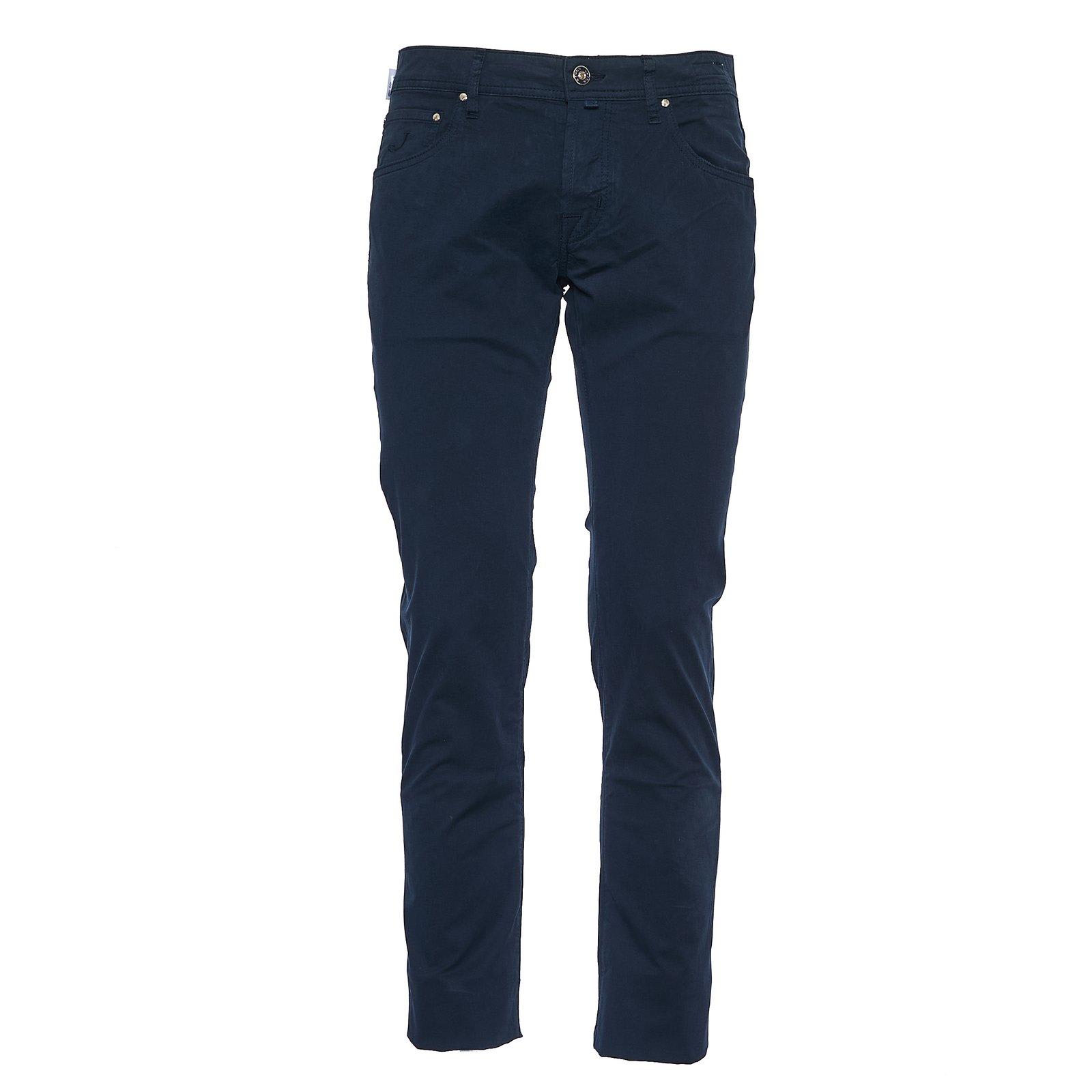 Nick Logo Patch Straight-leg Trousers