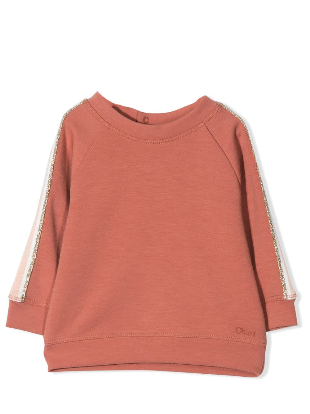 CHLOÉ SWEATSHIRT WITH EMBROIDERY,C05375 366